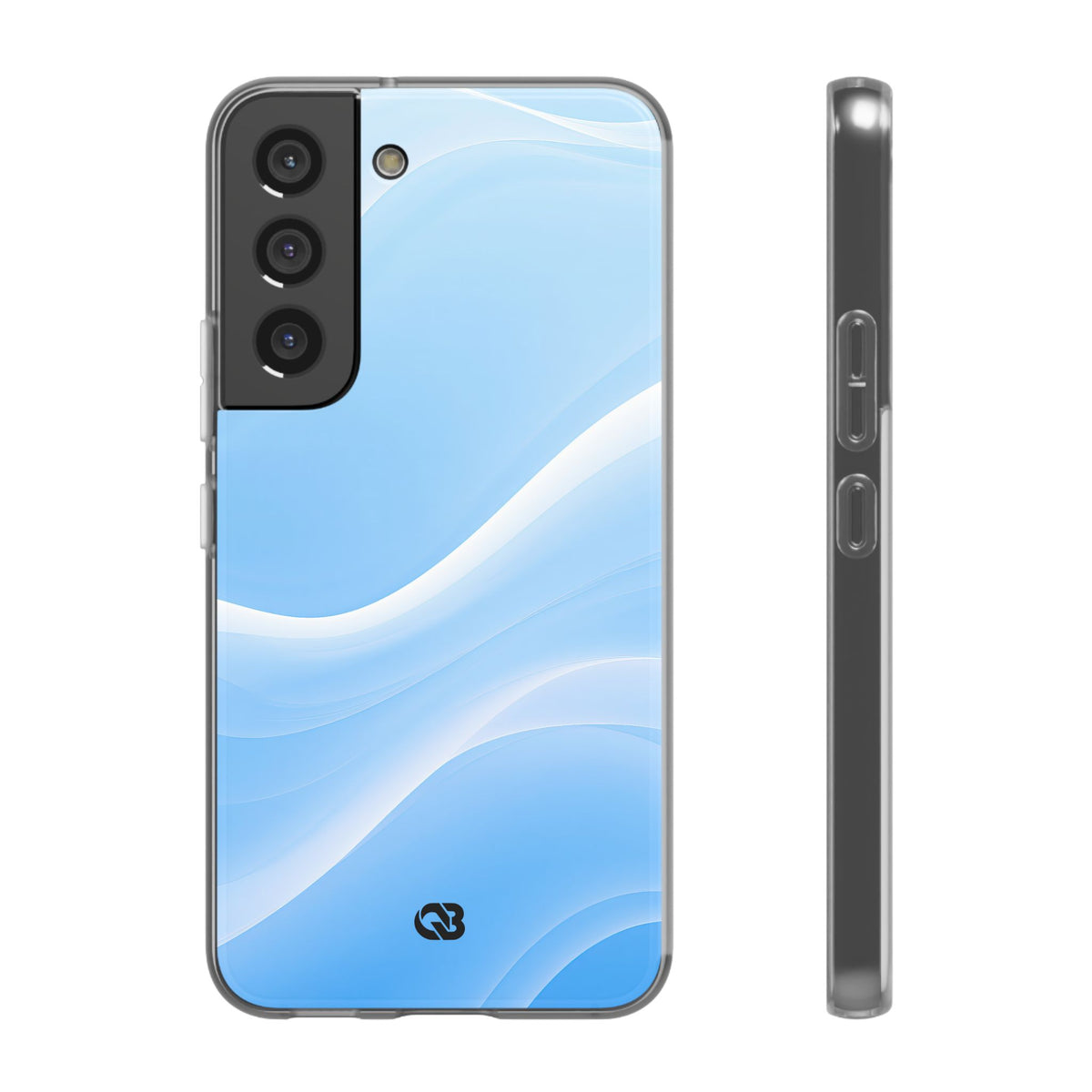 Blue Lite Phone Case for Samsung - Glacial Blue Silk