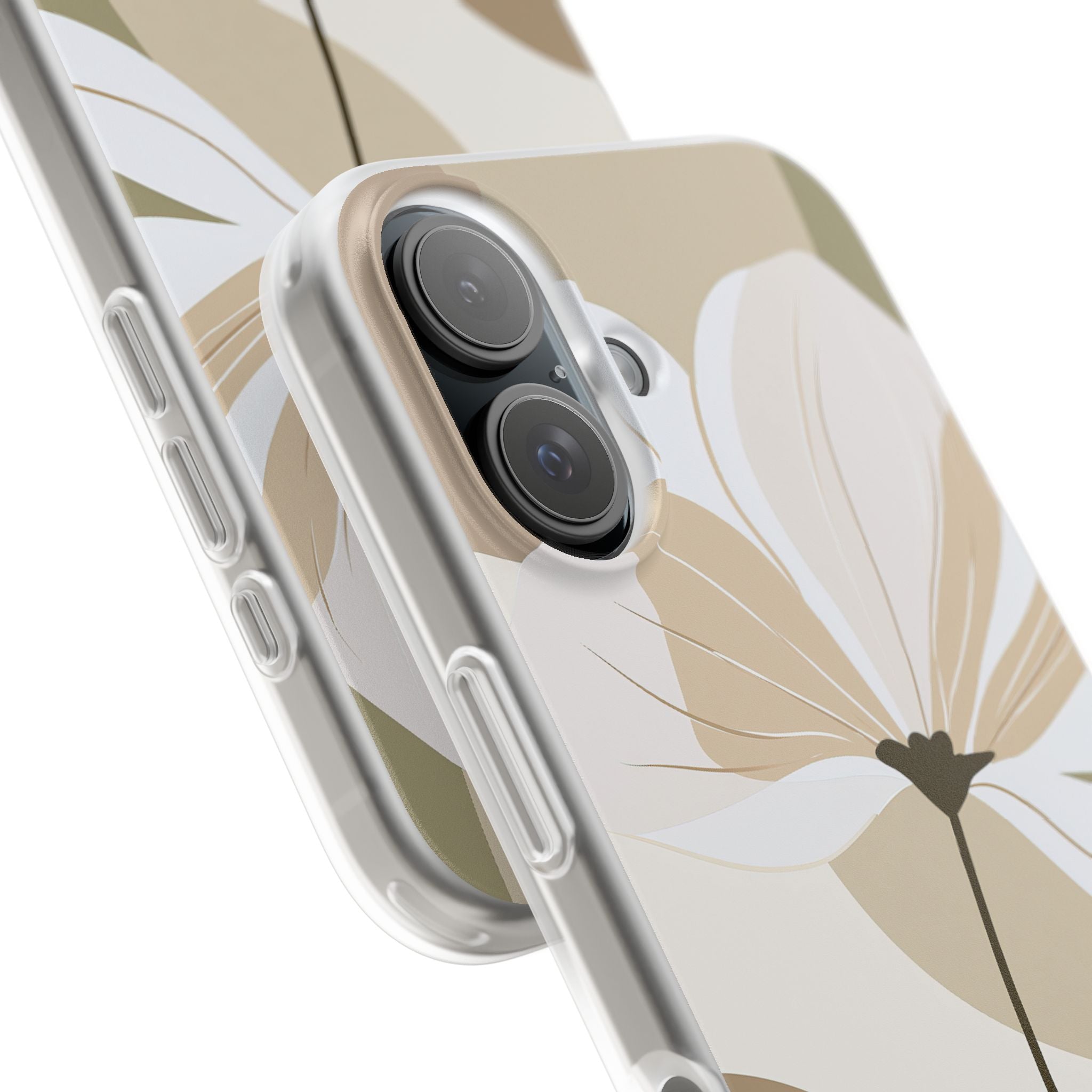 Beige Lite Phone Case for iPhone - Sage Linen Magnolia