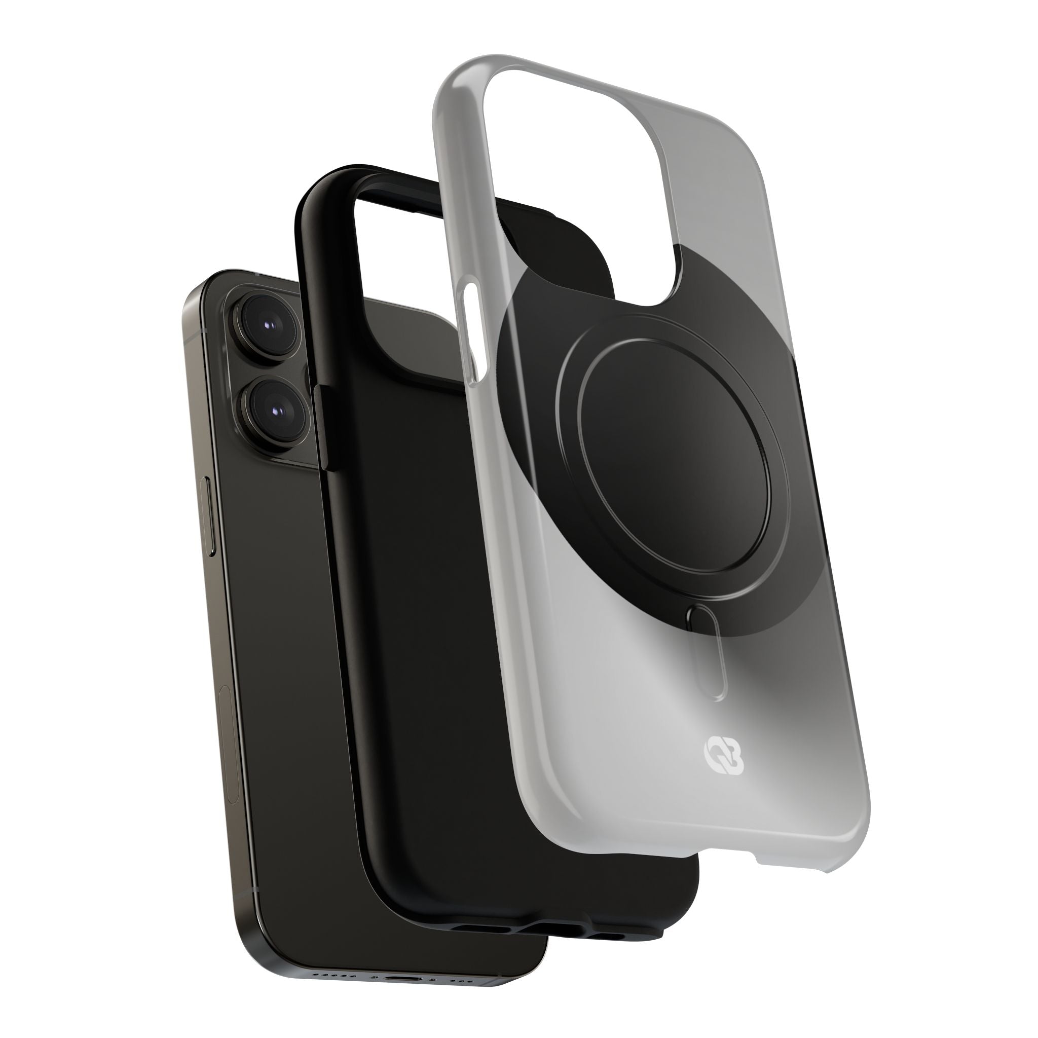 Grey Tough 2.0 Magsafe Phone Case for iPhone - Matte Onyx Sphere