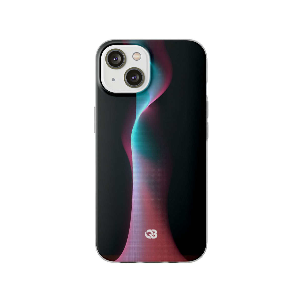 Neon Pixel Flow · Lite Phone Case for iPhone · Black