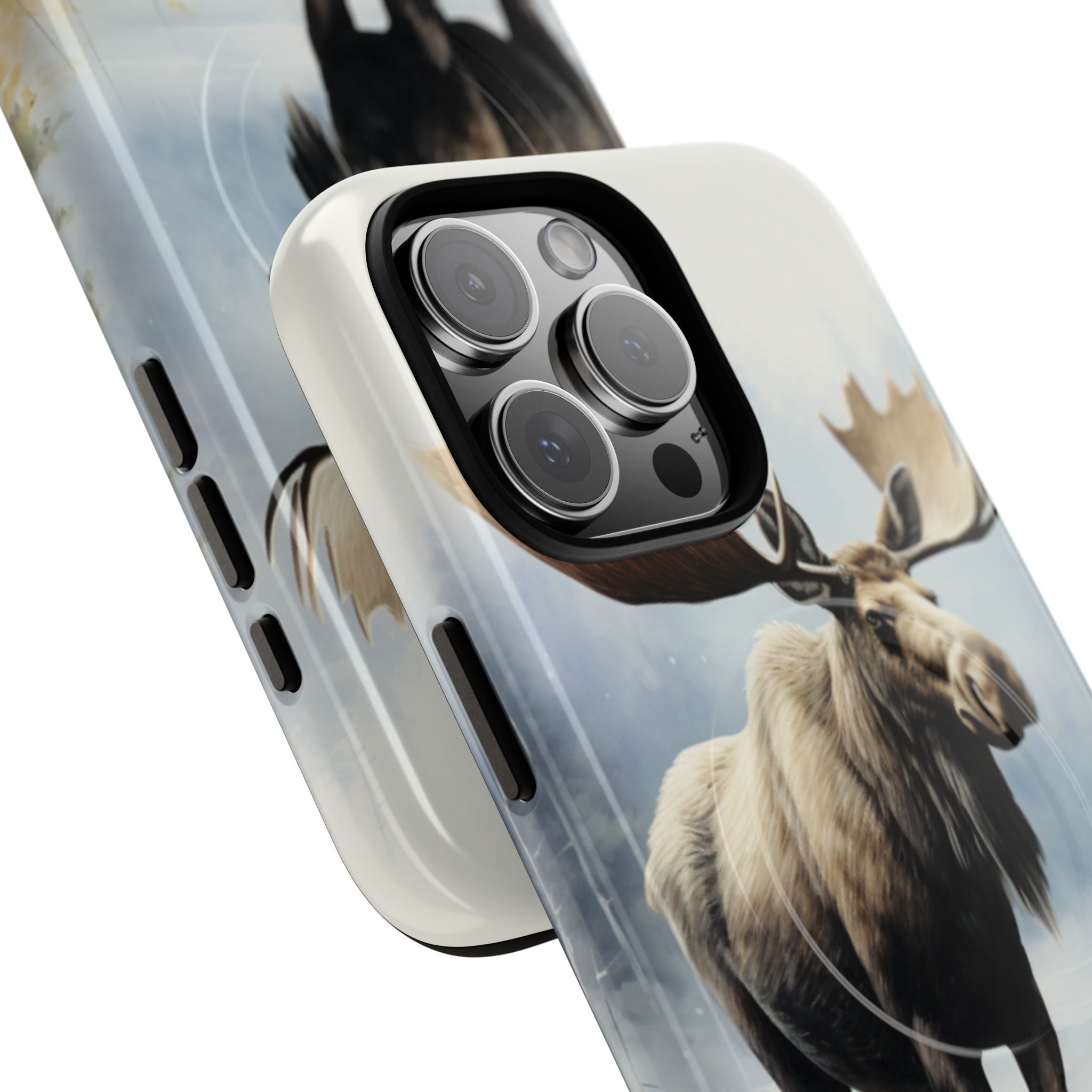 Elch Spiegelung iPhone 16 Pro Max Case - Tough+