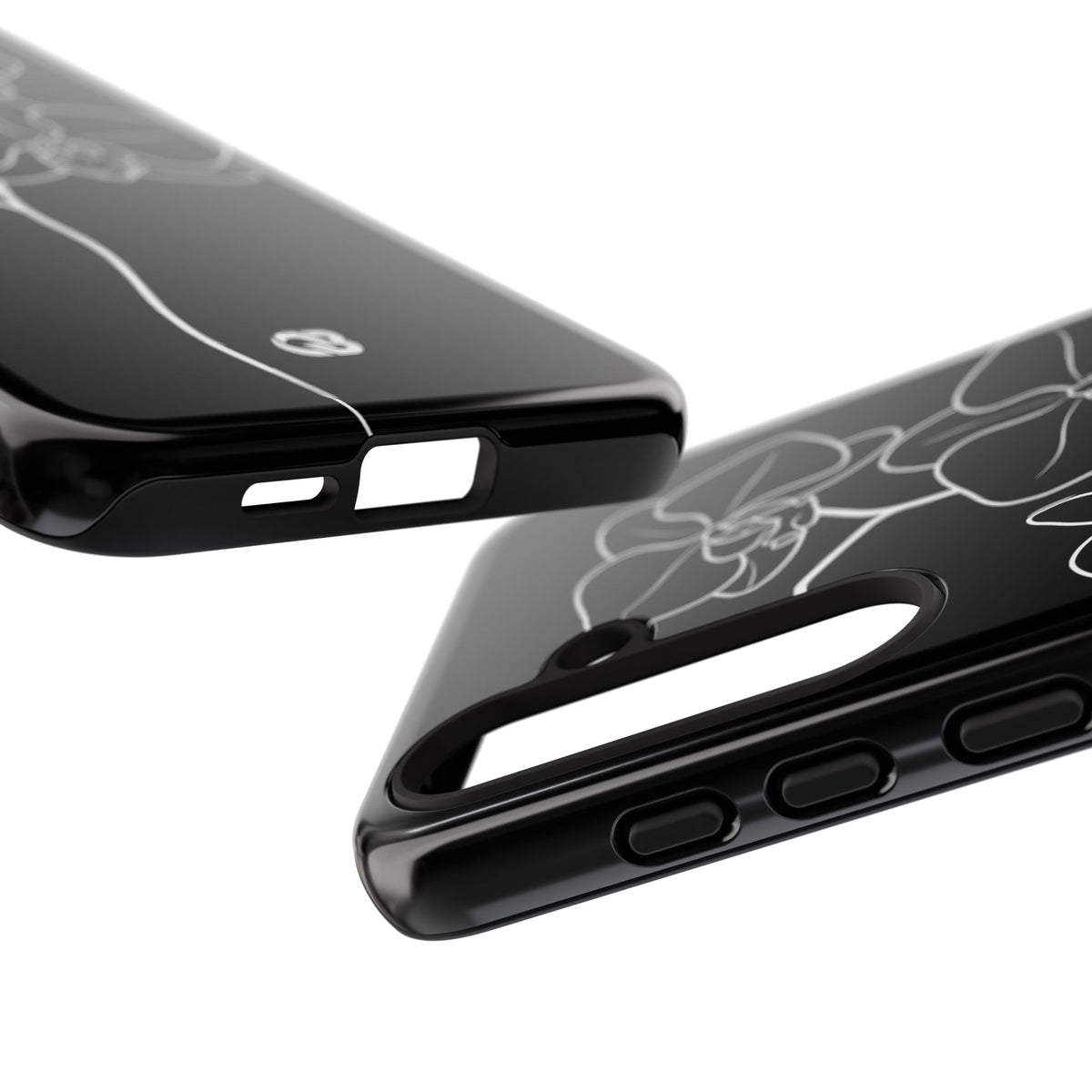 Midnight Orchid · Tough Phone Case for Samsung · Black