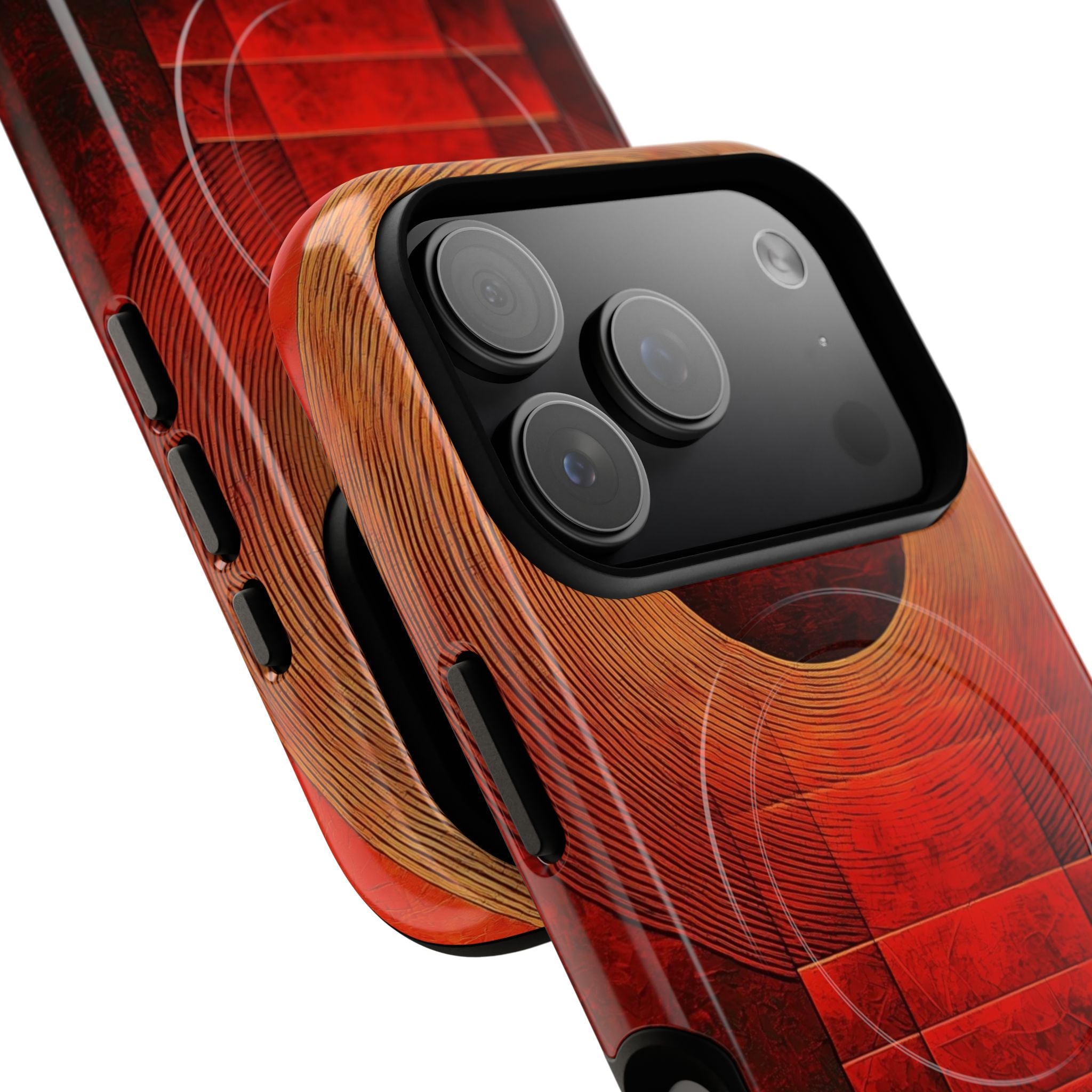 Crimson Solar Halo · Tough+ Capa para iPhone · Magsafe