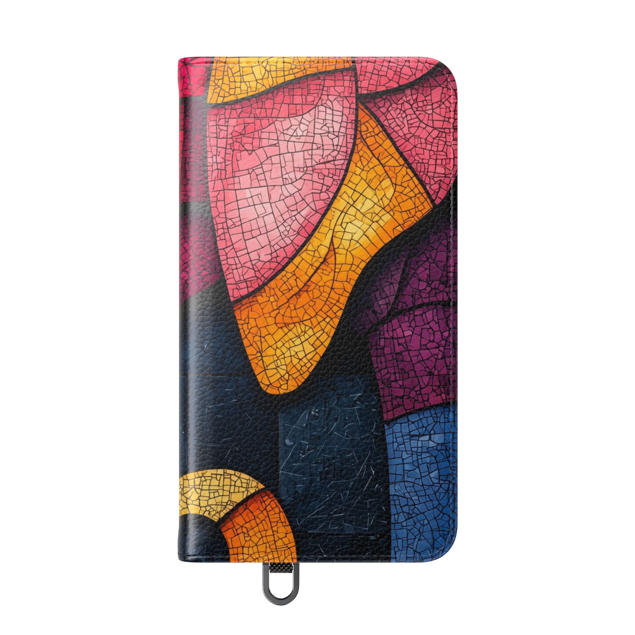 Blue Mosaic Elephant - Samsung S24 Case - Wallet