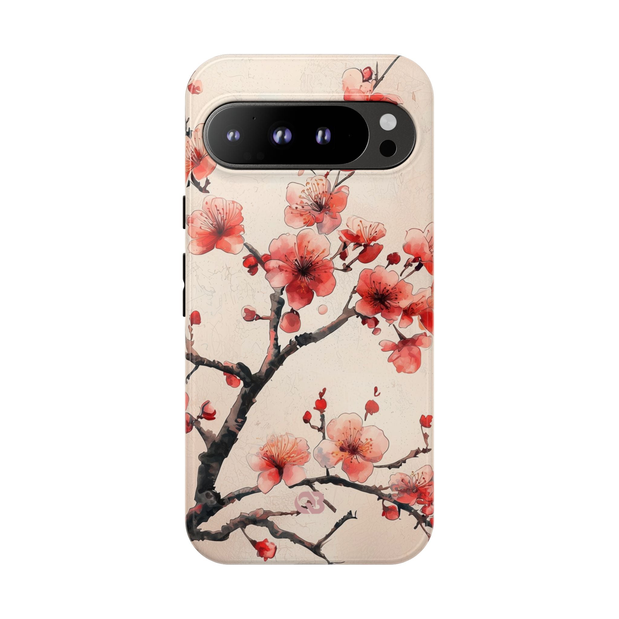 Crimson Silk Flora · Tough Phone Case for Google Pixel