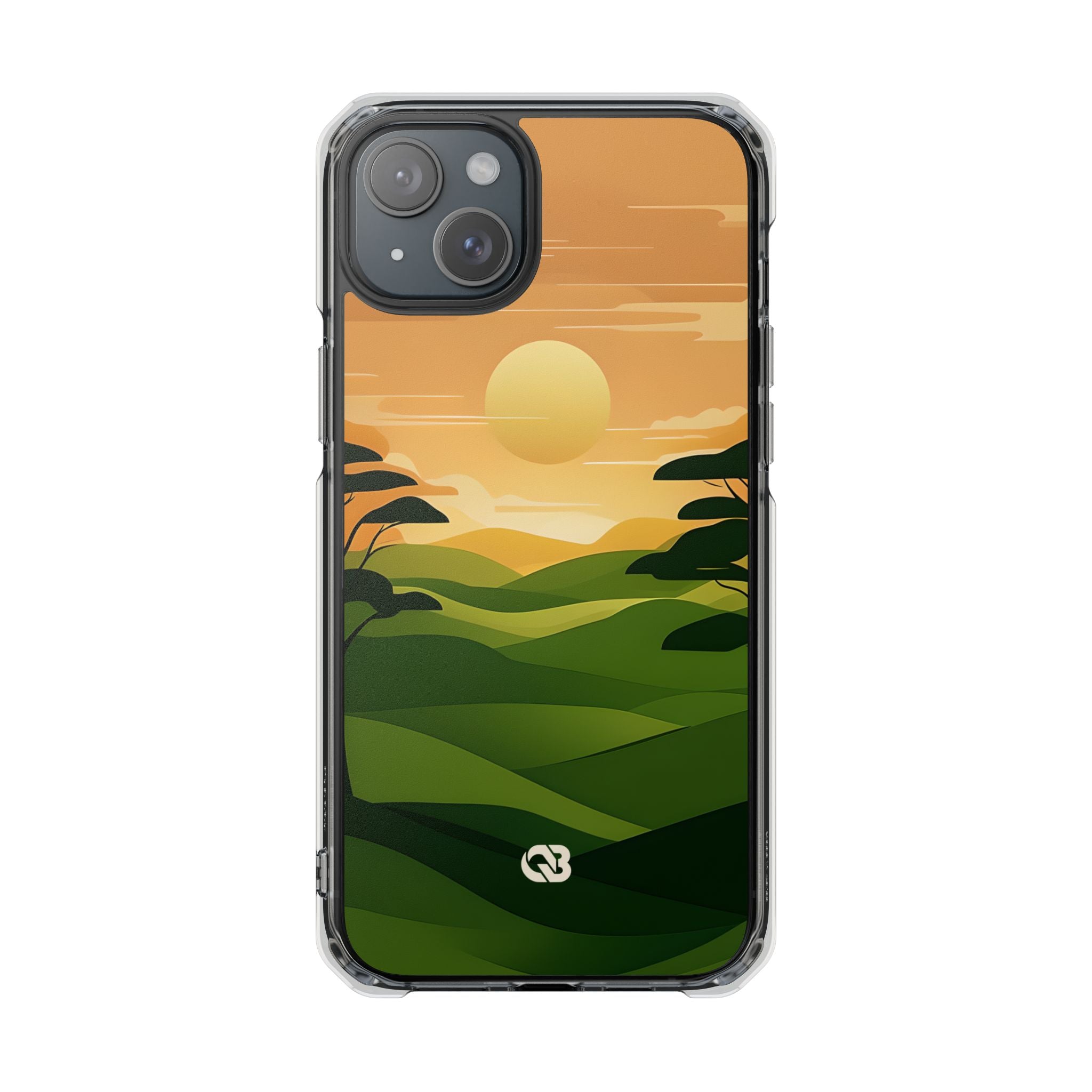 Verdant Horizon Sun · Impact Phone Case for iPhone · Magsafe