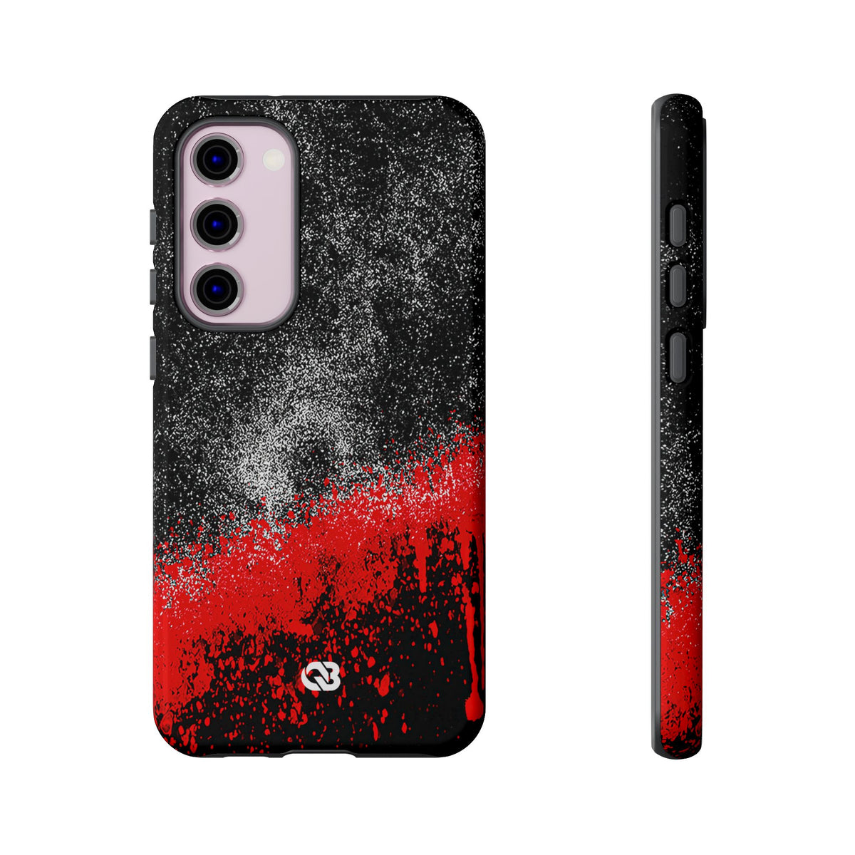Crimson Noir Drip · Tough Phone Case for Samsung · Black