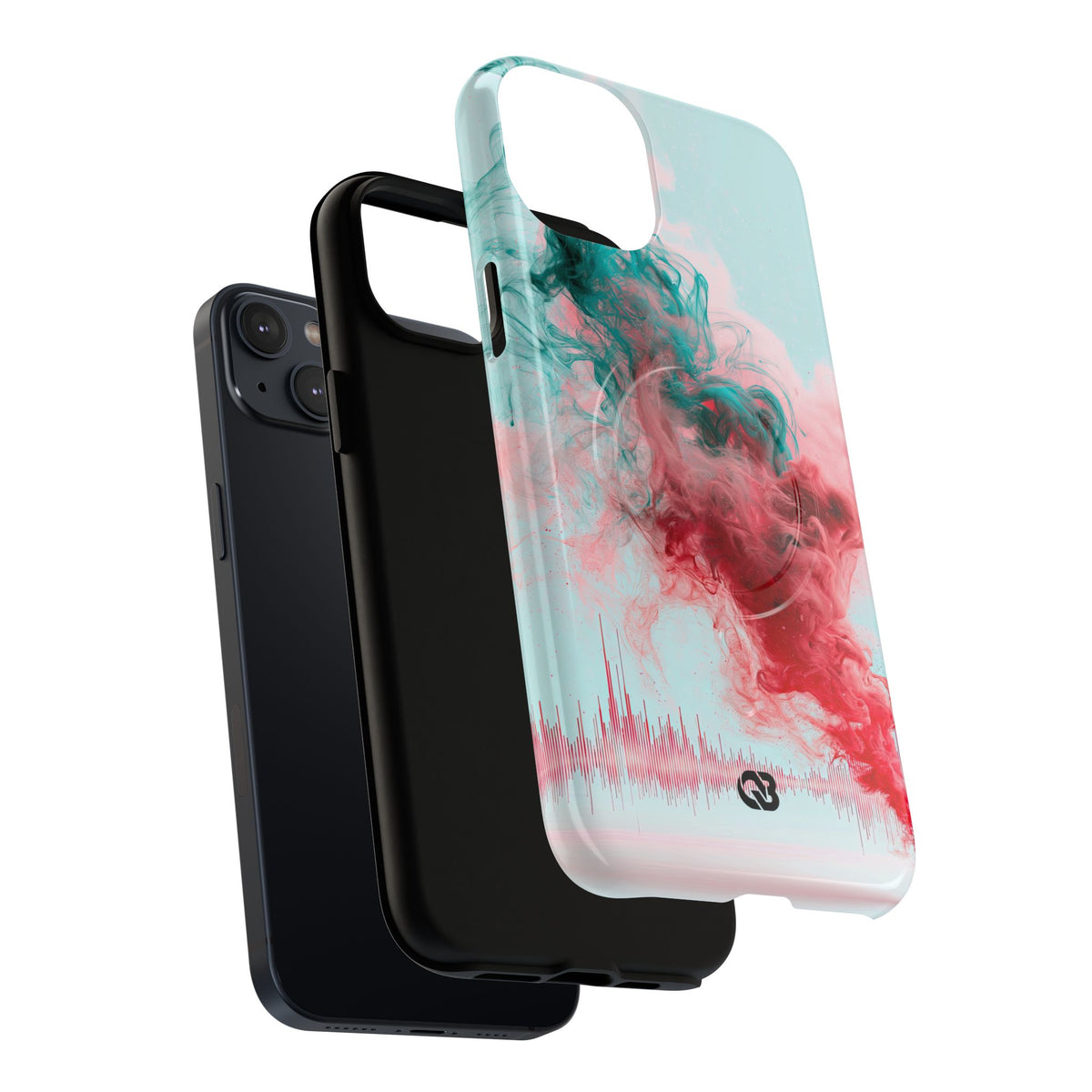 Sonic Bloom · Tough 2.0 Magnetic Phone Case for iPhone · Red