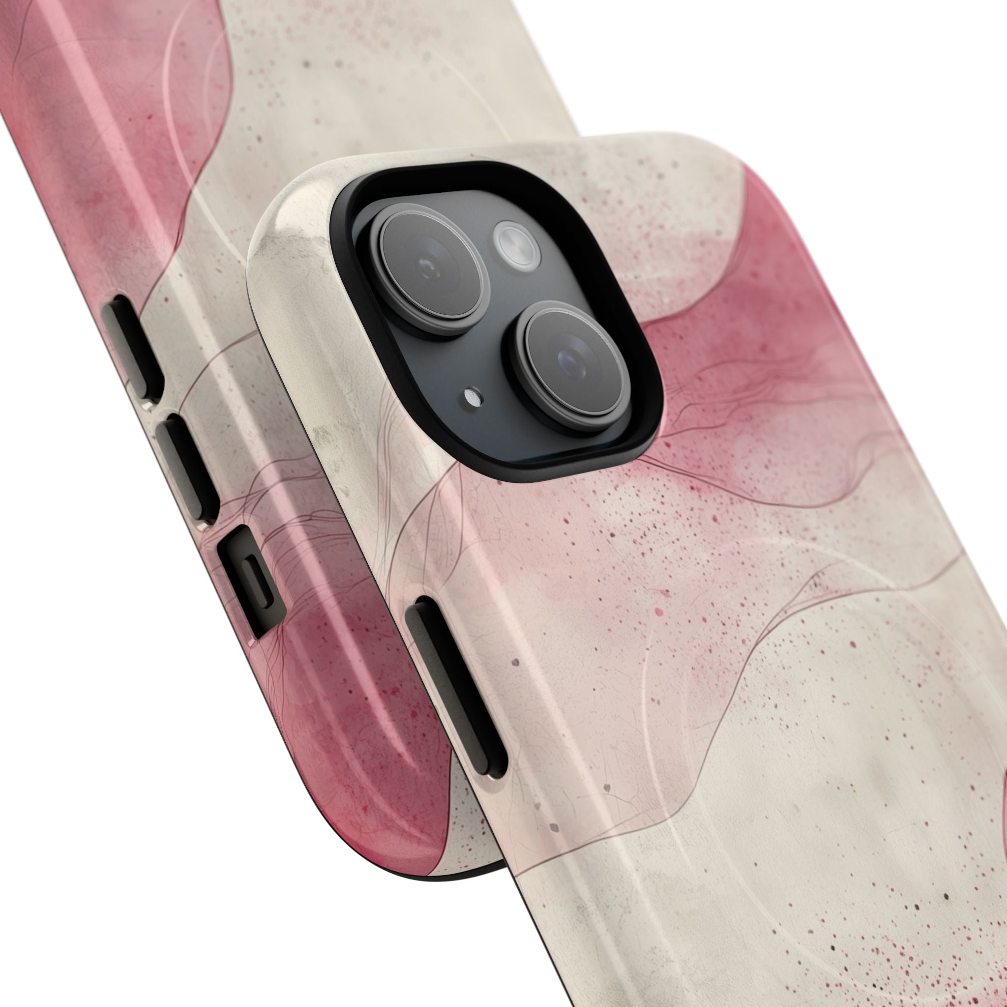 Crimson Waves iPhone 15 -kova suojakotelo