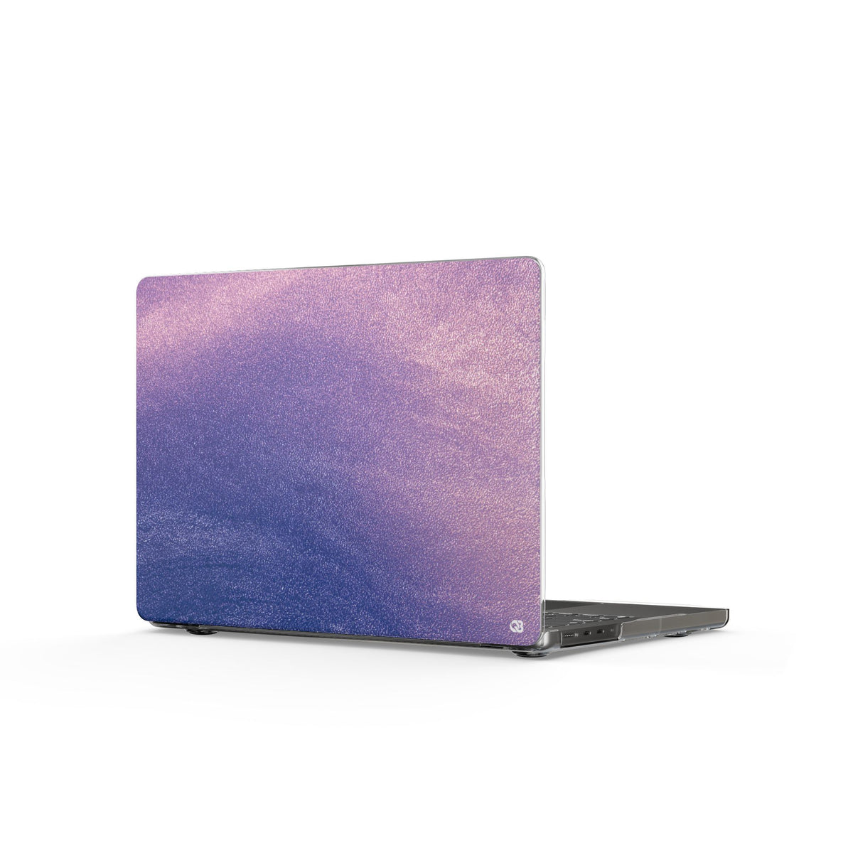 Ethereal Violet Glow · Clear Hard Case for MacBook · Purple