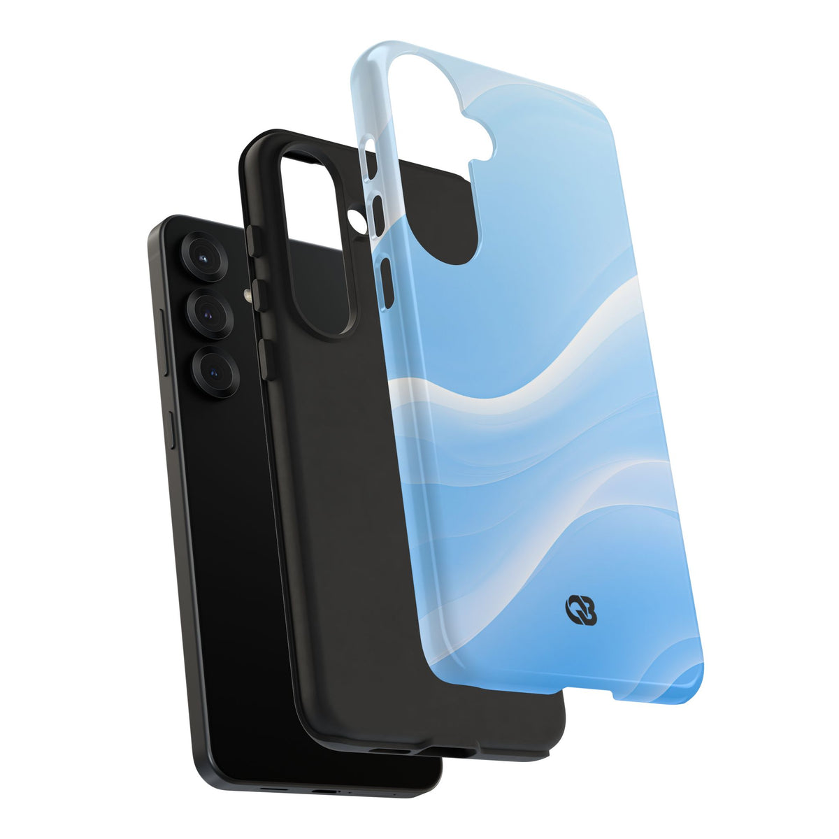 Blue Tough Phone Case for Samsung - Glacial Blue Silk