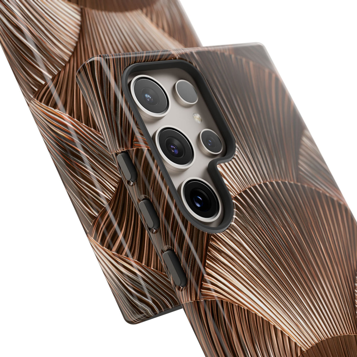Rose Gilded Fan · Tough Phone Case for Samsung · Gold