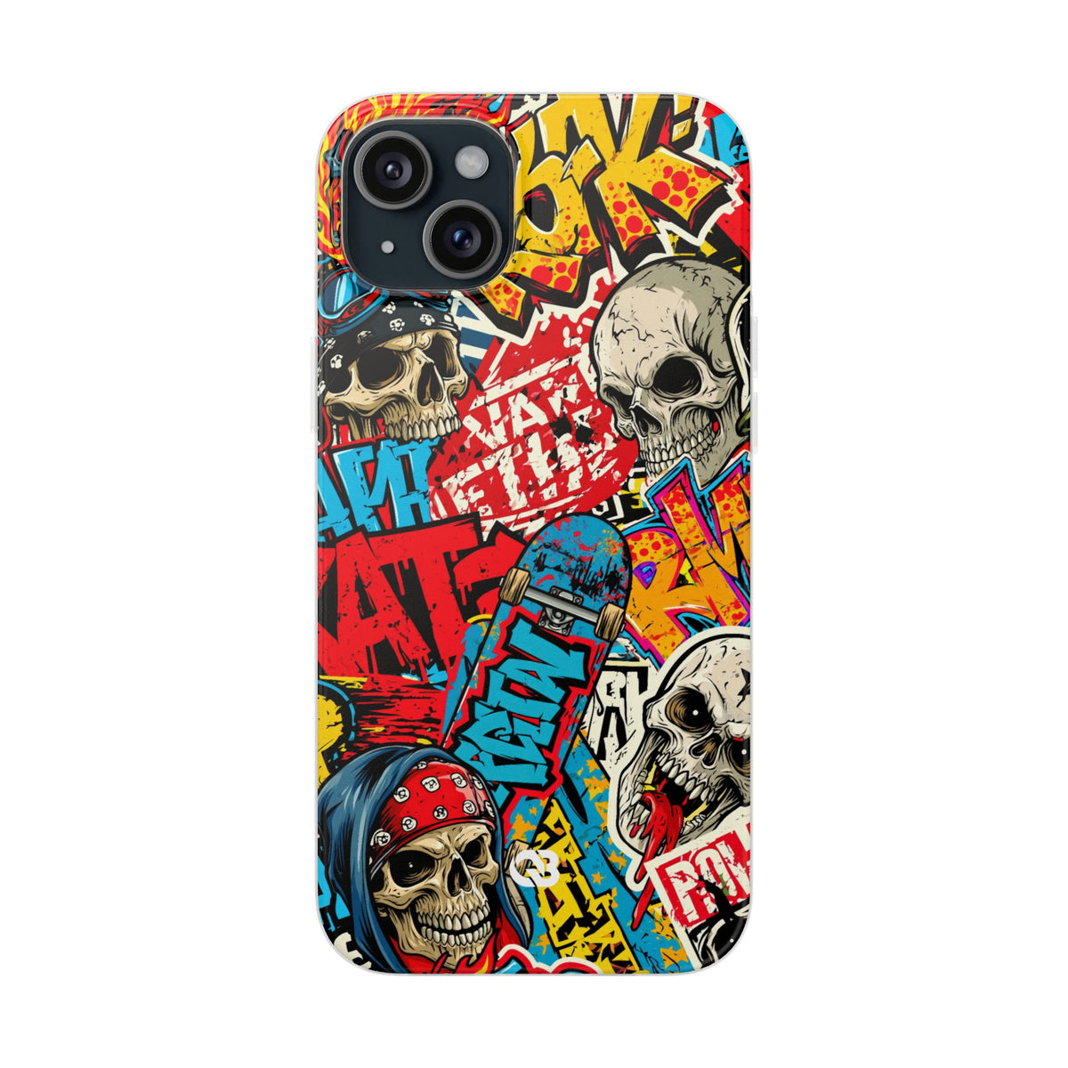 Skate Skull Riot · Lite Phone Case for iPhone · Red