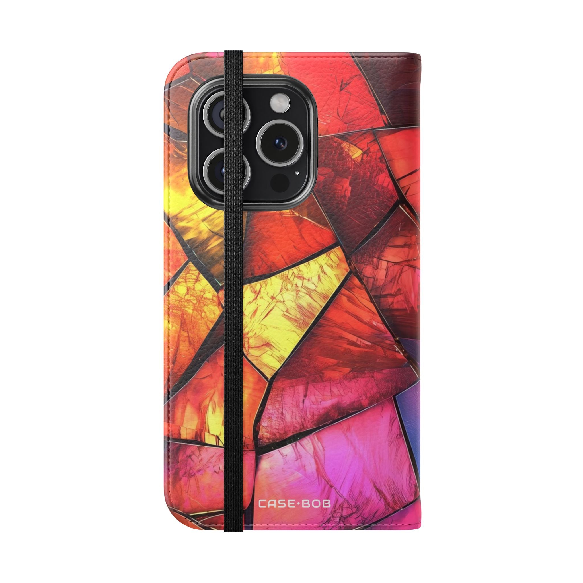 Crimson Shards - iPhone 15 Pro Case - Wallet