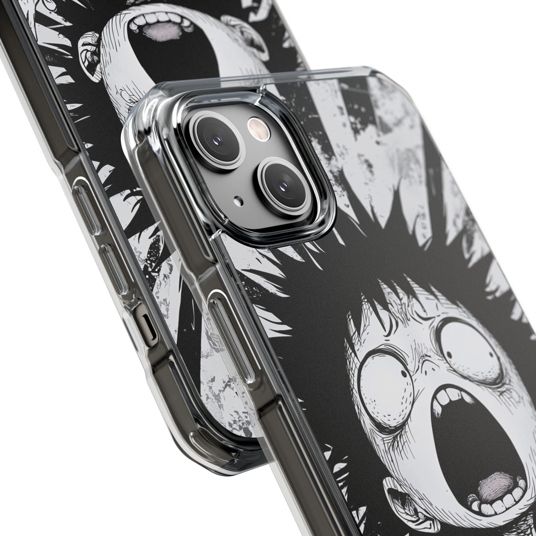Chaotic Monochrome Scream · Impact Magsafe