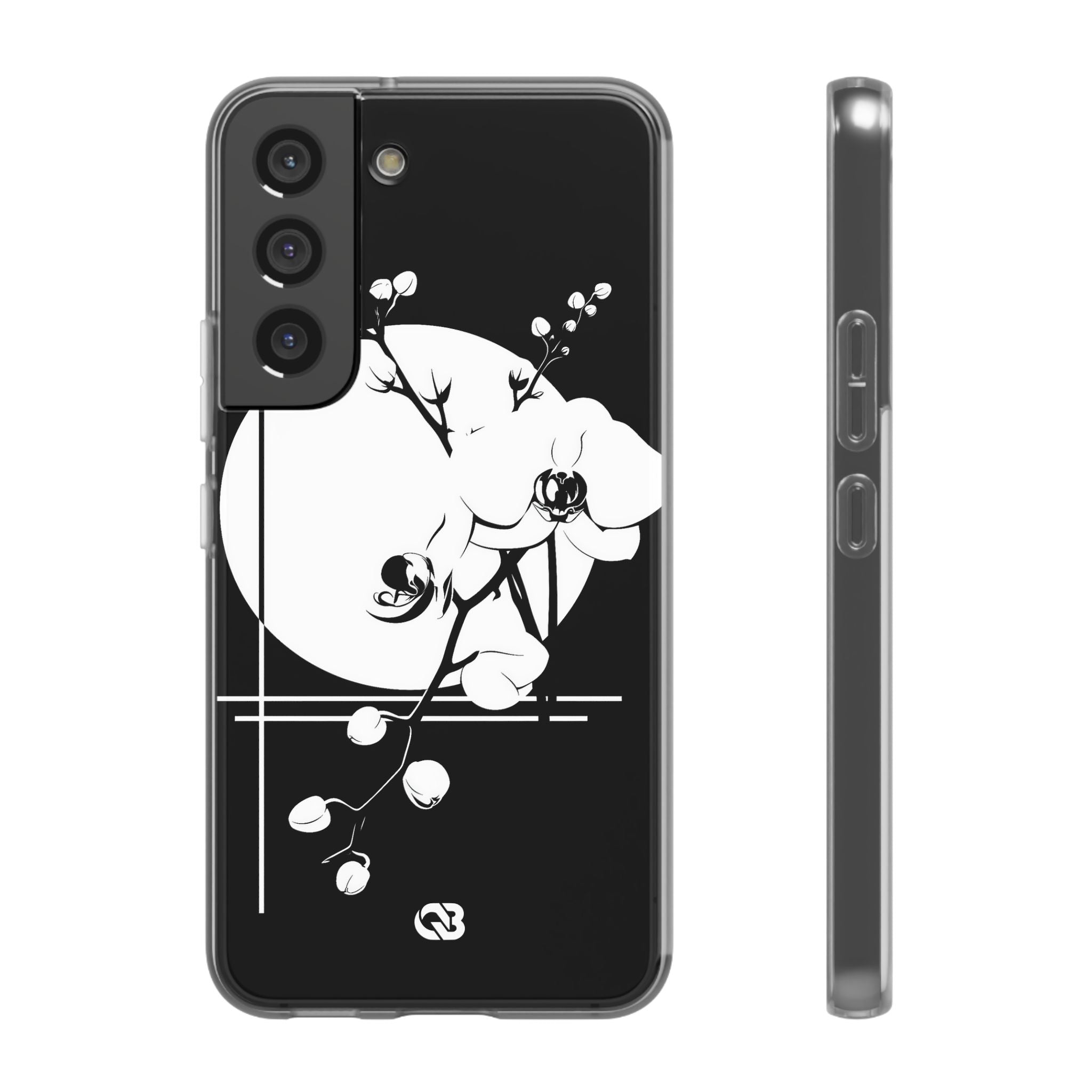 Black Lite Phone Case for Samsung - Lunar Orchid Grid