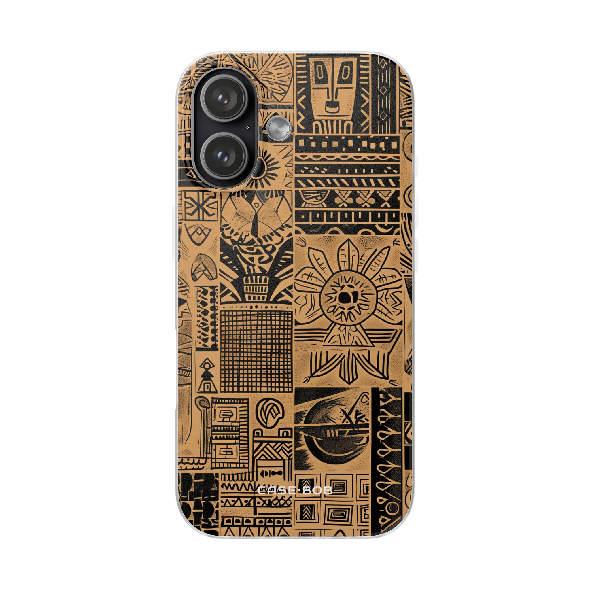 Tribal Faces iPhone 17 Case - Soft - CASE•BOB