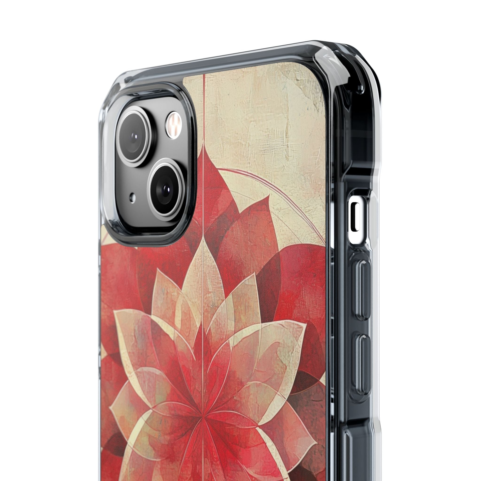 Crimson Bloom iPhone 14 Plus Case - Impact