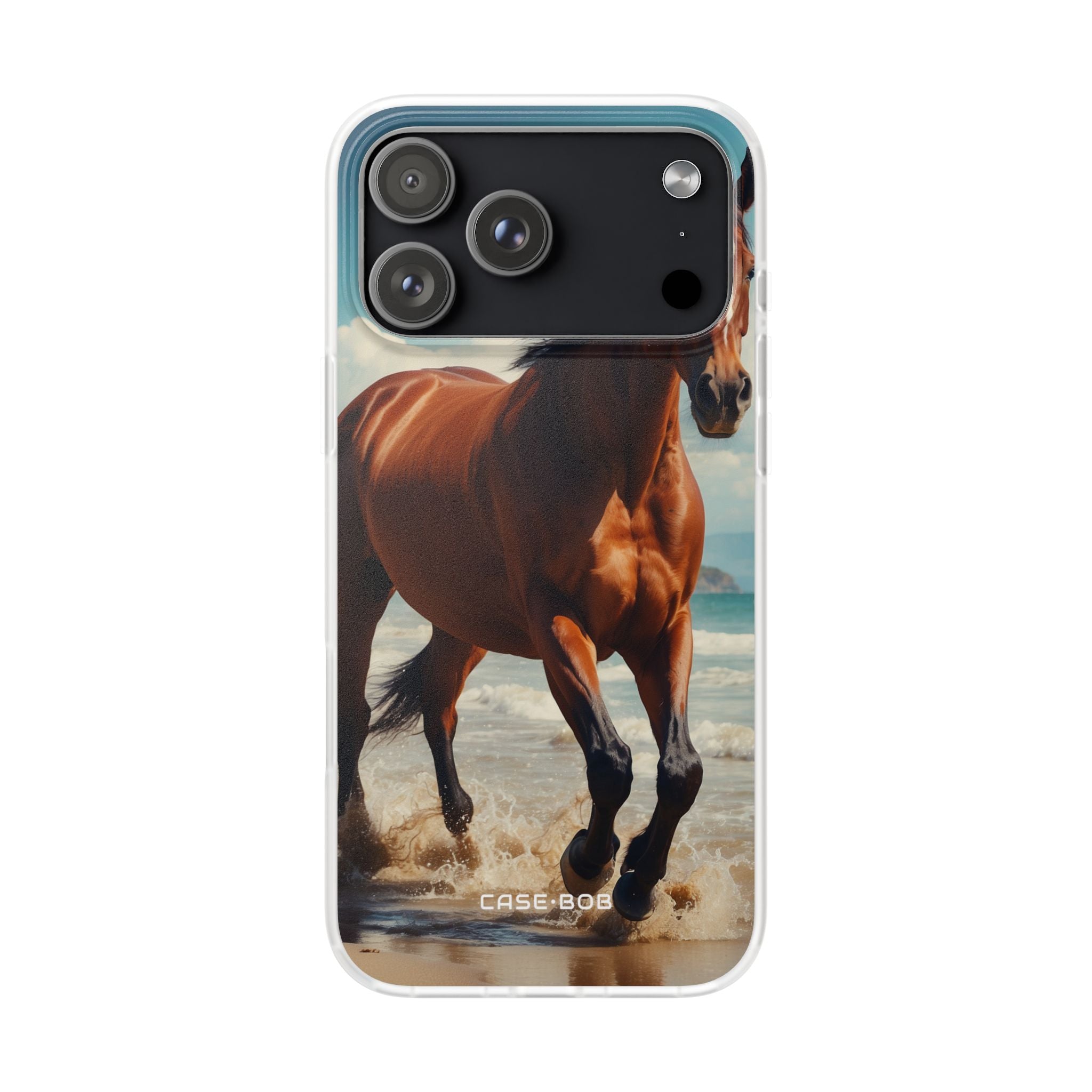 Blazing Horse iPhone 17 Pro Max Case - Soft - CASE•BOB