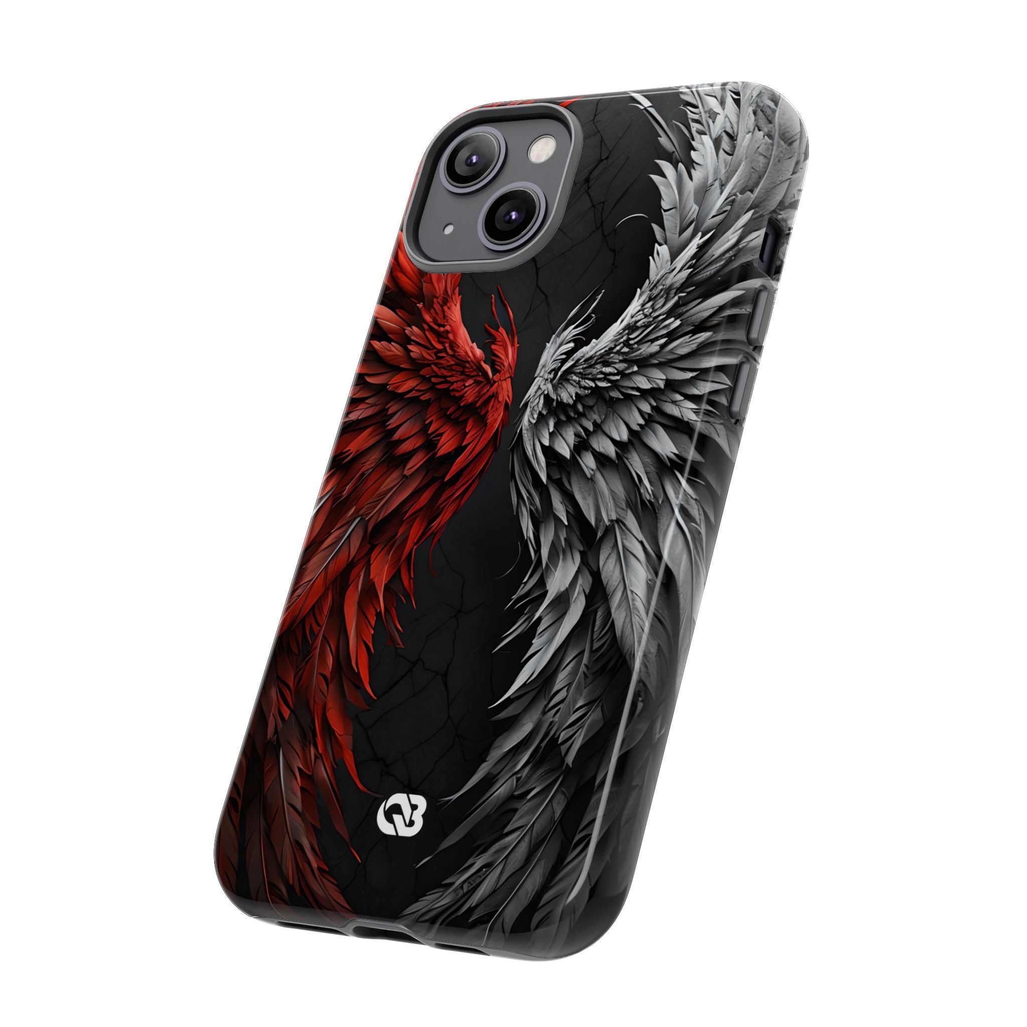 Split Crimson Wing · Tough Phone Case for iPhone