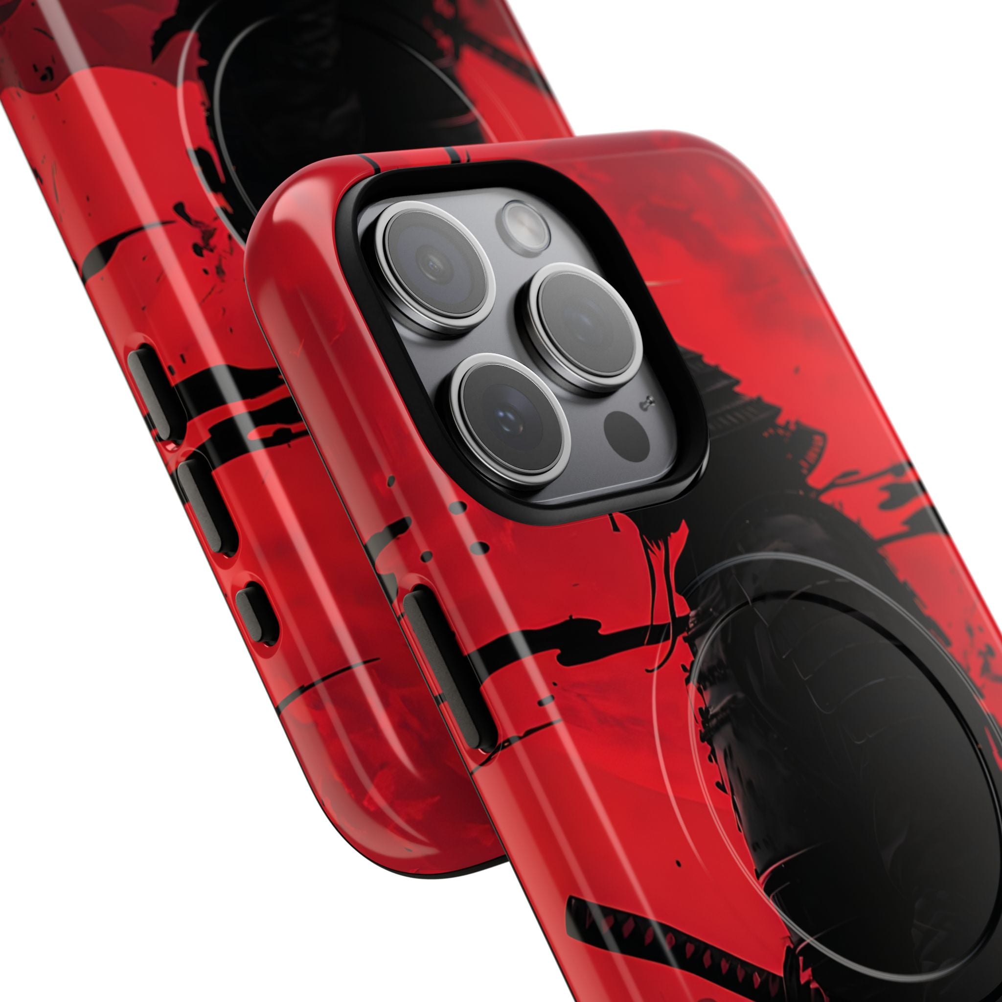 Crimson Samurai iPhone 15 Pro Max Case - Tough+