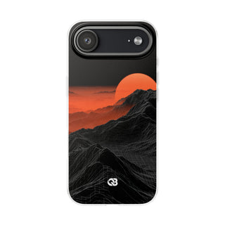 Solar Ridge Mesh · Lite Phone Case for iPhone · Black