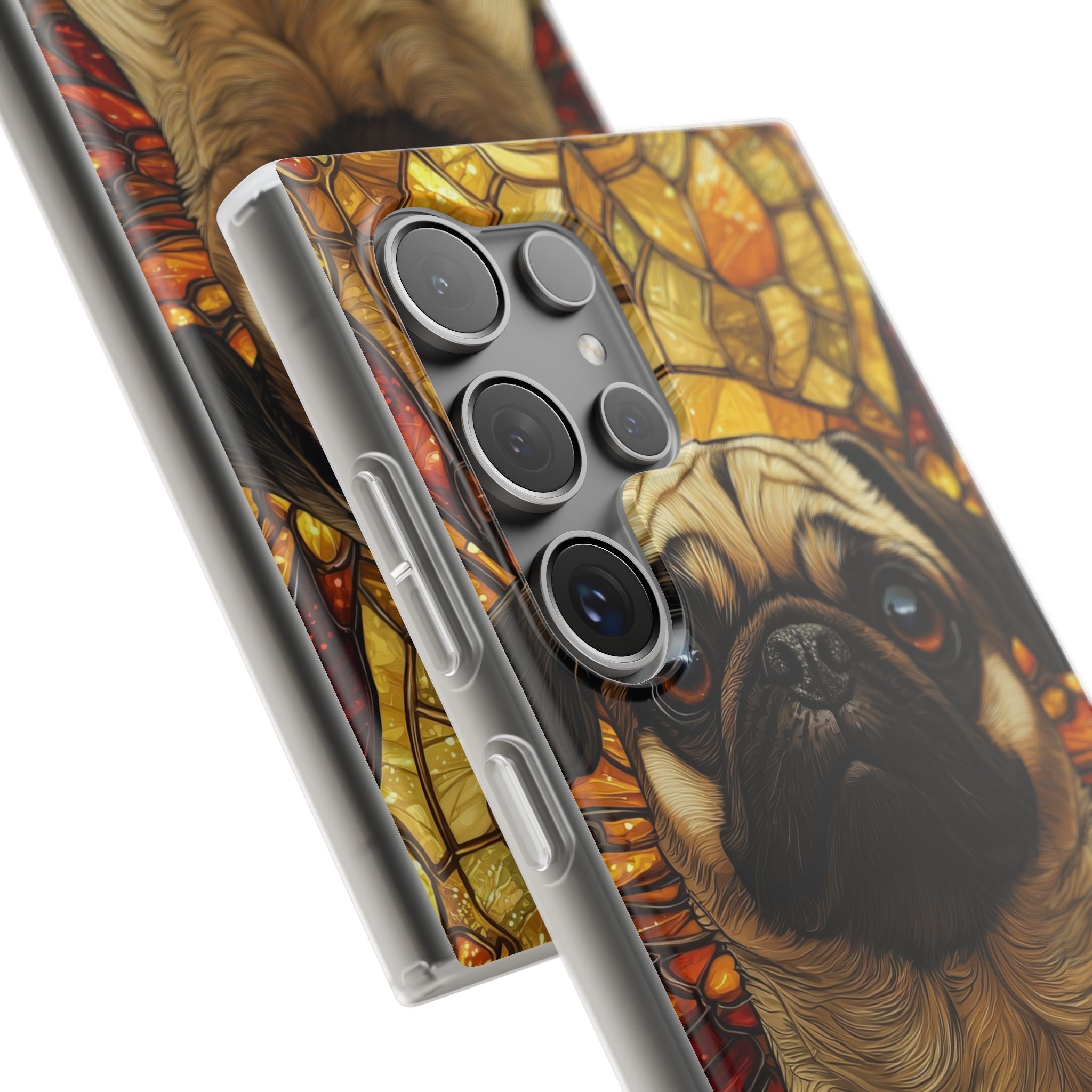 Amber Pug Divinity · Soft Phone Case for Samsung