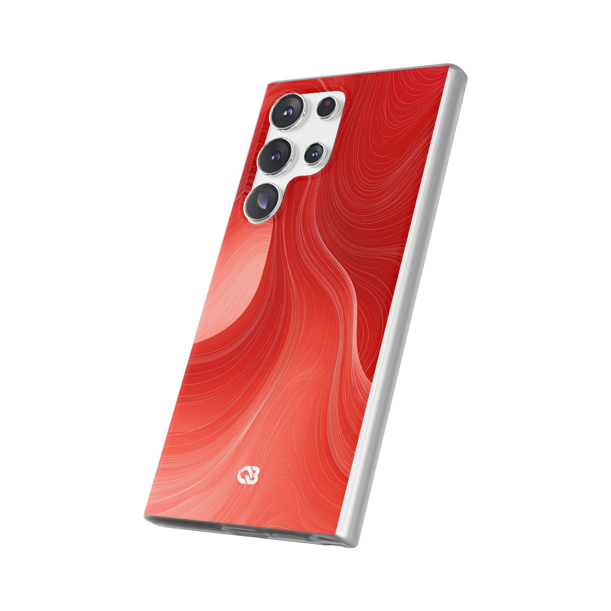 Red Lite Phone Case for Samsung - Crimson Silk Strands