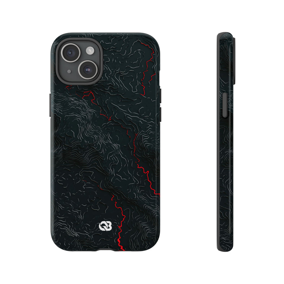 Crimson Rift · Tough Phone Case for iPhone · Black