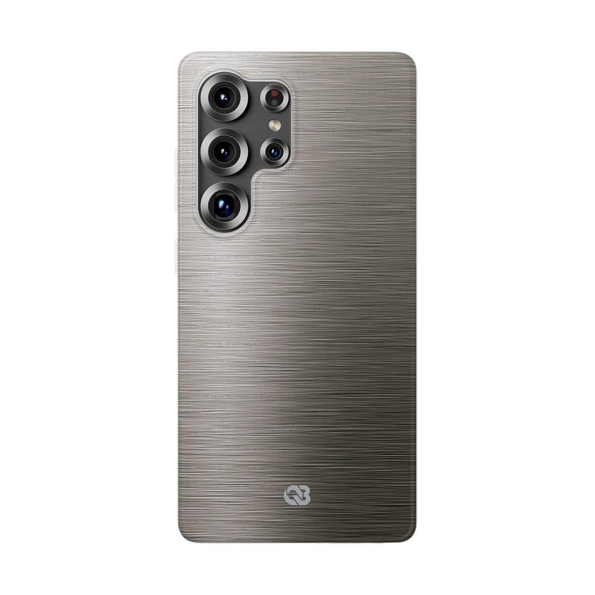 Grey Lite Phone Case for Samsung - Brushed Industrial Steel
