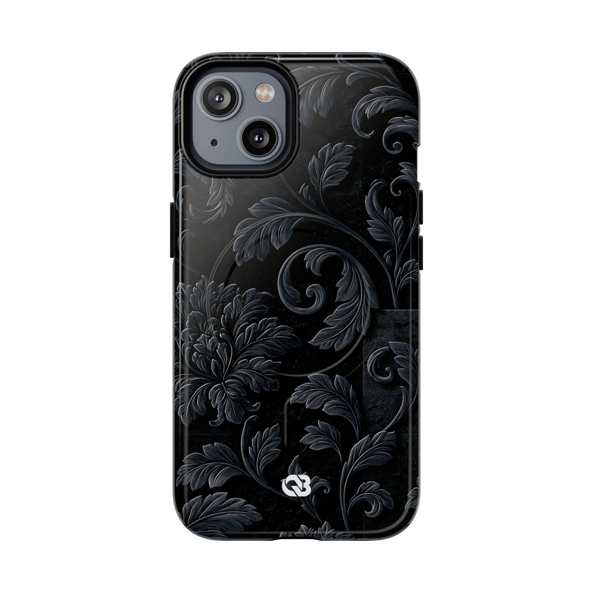 Obsidian Damask · Tough 2.0 Magnetic Phone Case for iPhone · Black
