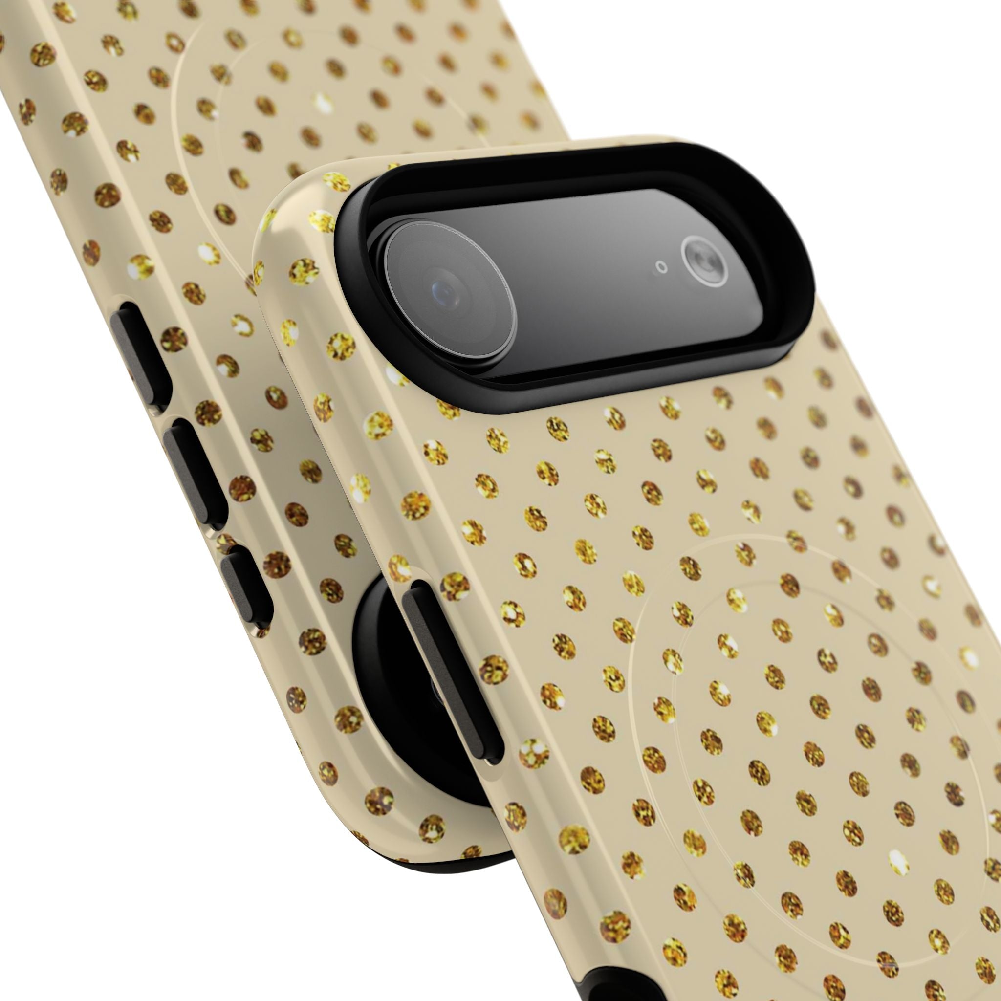 Gold Sparkle Grid iPhone 17 Air Case - Tough+ - CASE•BOB