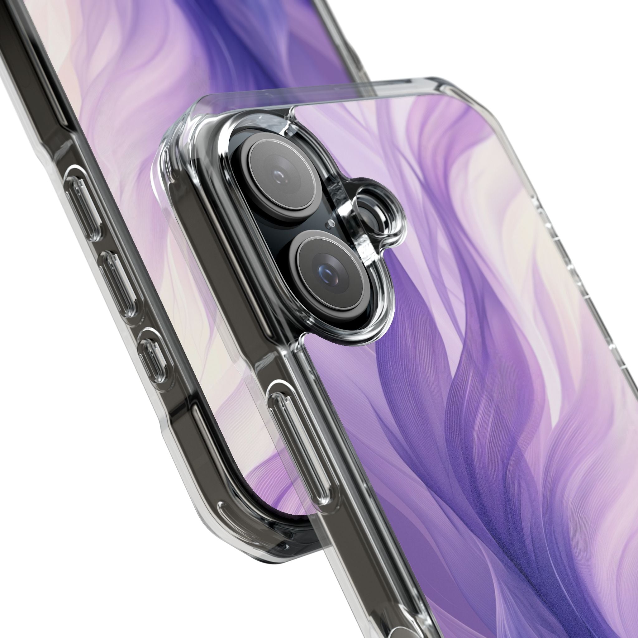 Purple Ribbon Waves iPhone 16 Case - Impact