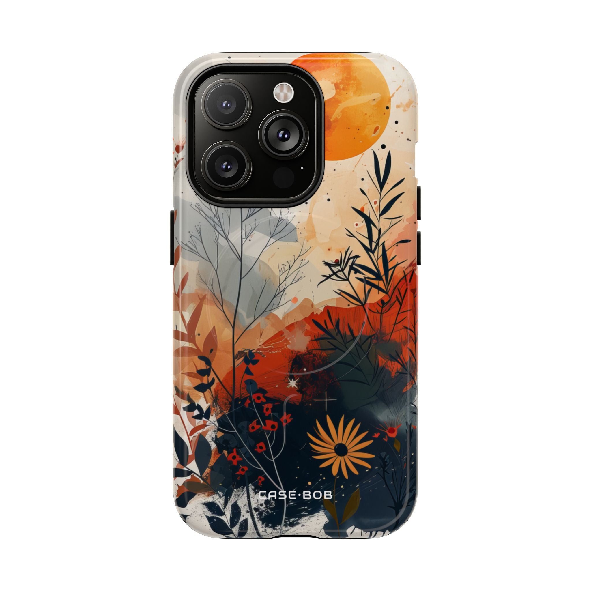Orange Solstice iPhone 14 Pro Case - Tough+