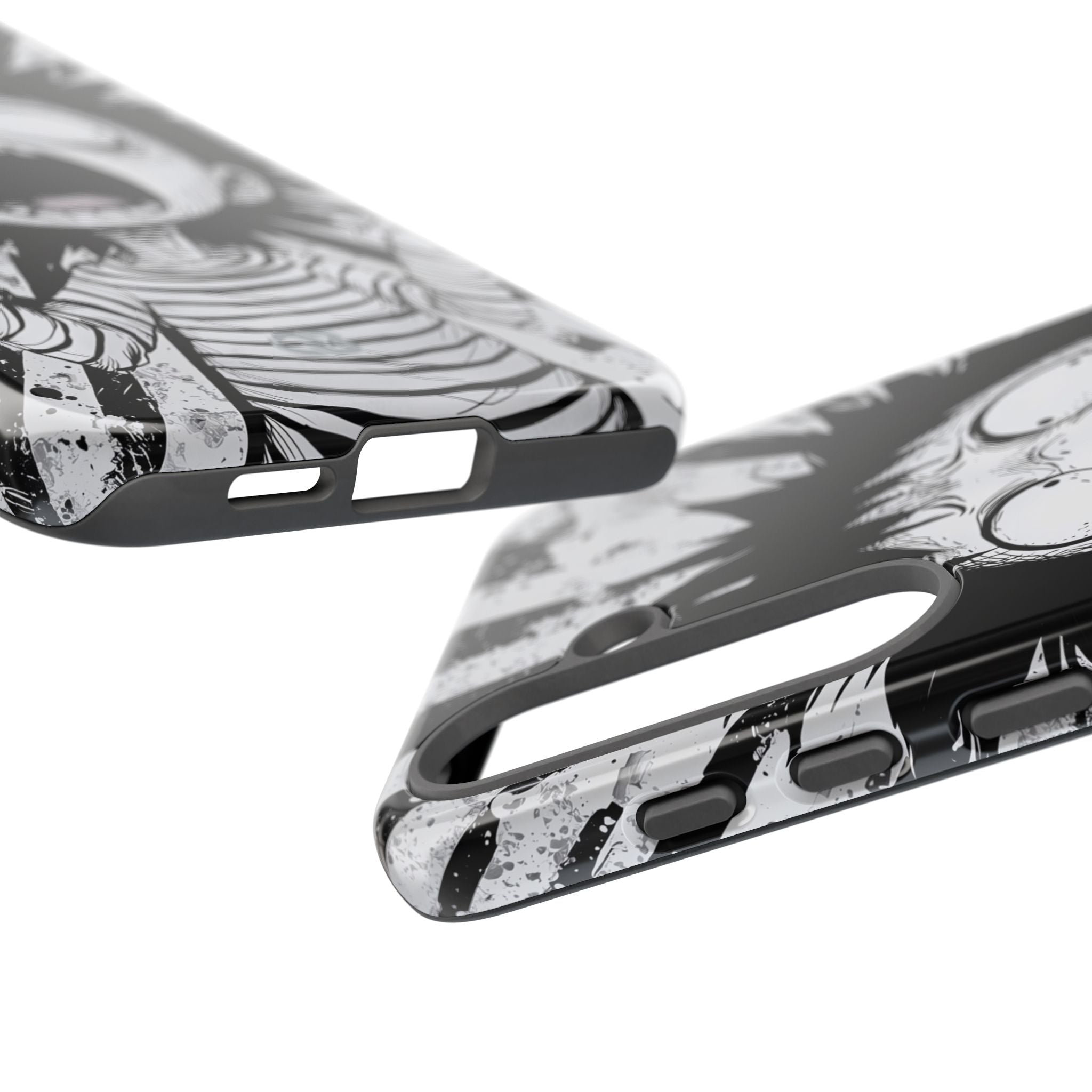 Chaotic Monochrome Scream · Tough Handyhülle für Samsung