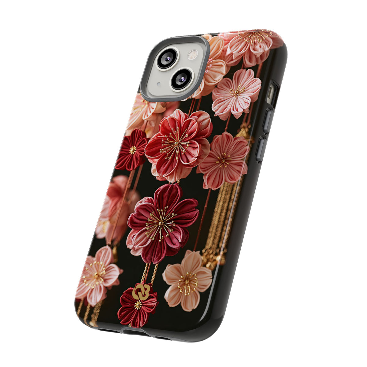 Silk Blossom Kanzashi · Tough Phone Case for iPhone · Pink