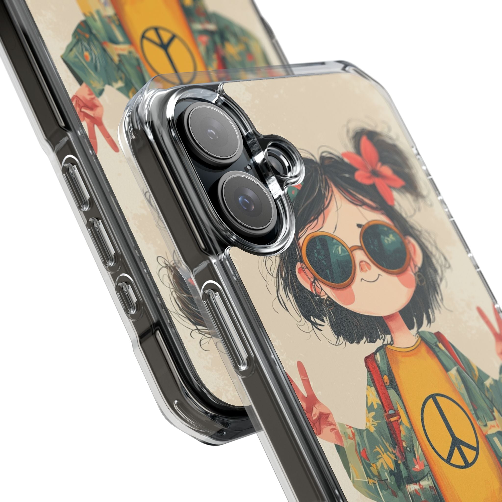 Peace Pigtails iPhone 16 Plus Case - Impact
