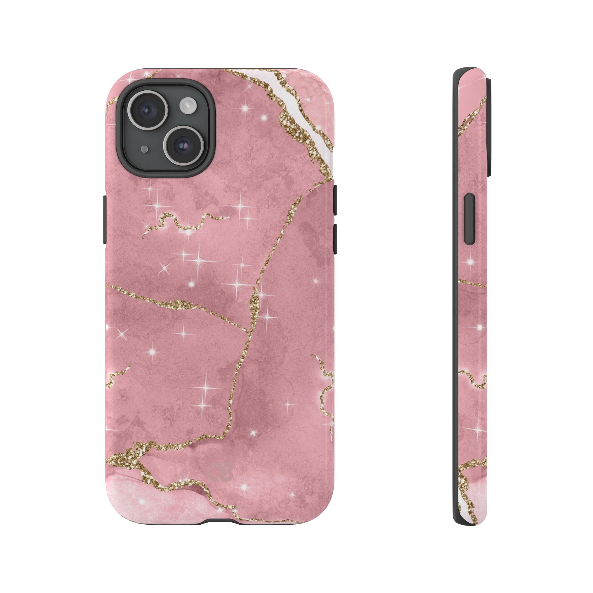 Rose Sparkle Marble · Tough Phone Case for iPhone
