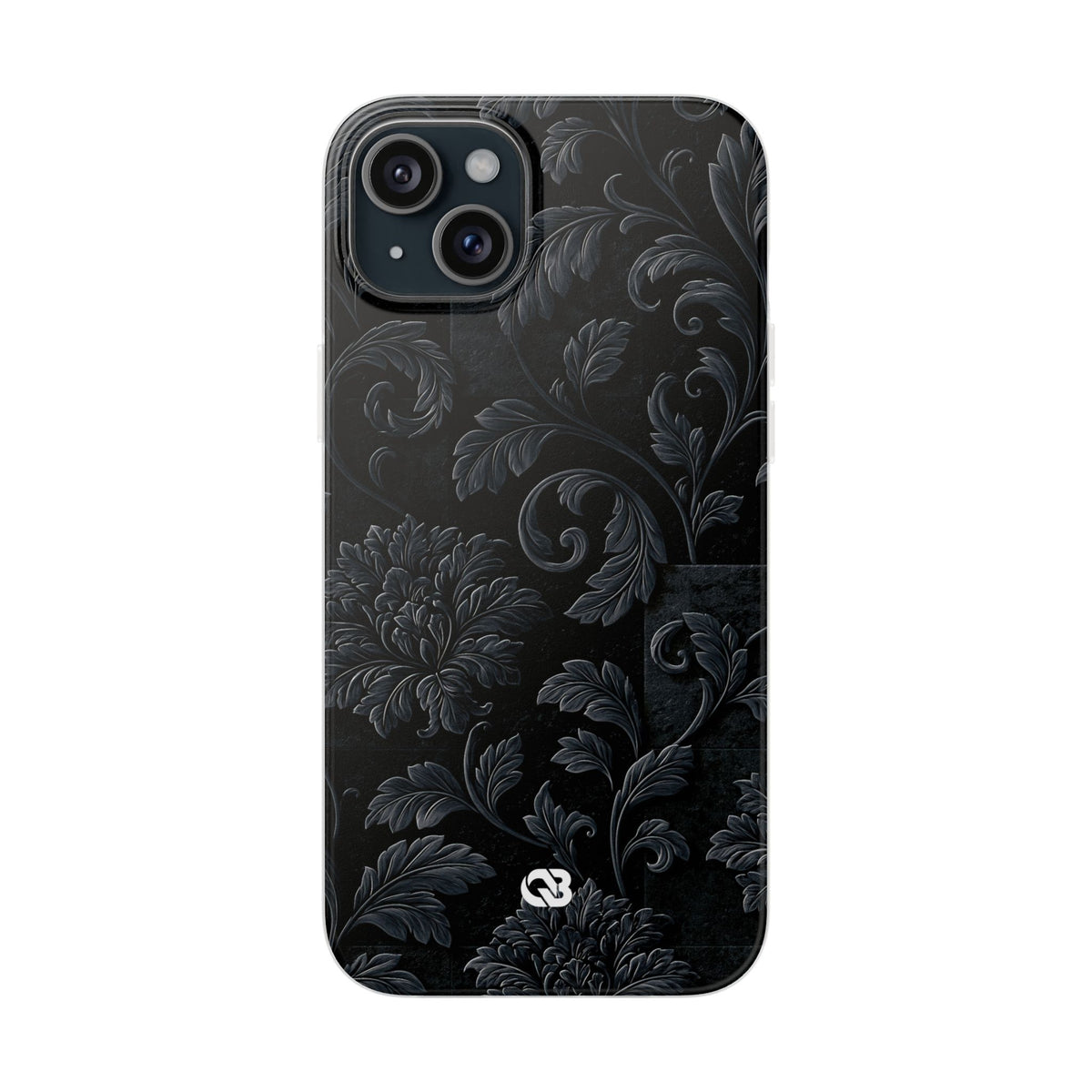Obsidian Damask · Lite Phone Case for iPhone · Black