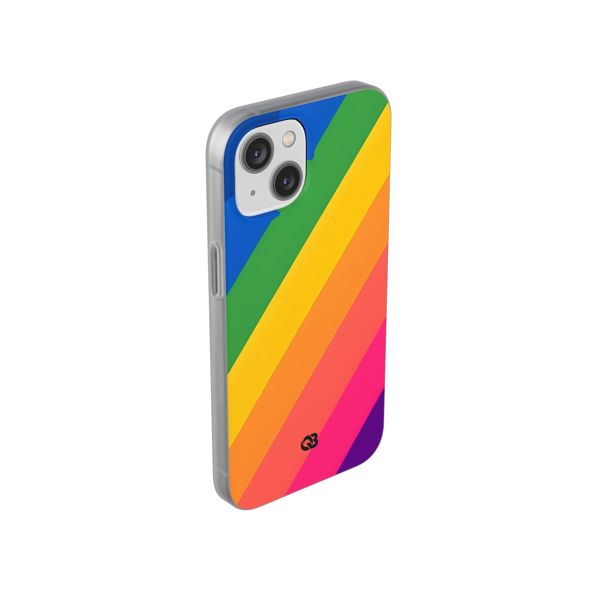 Vibrant Spectrum Slope · Soft Phone Case for iPhone