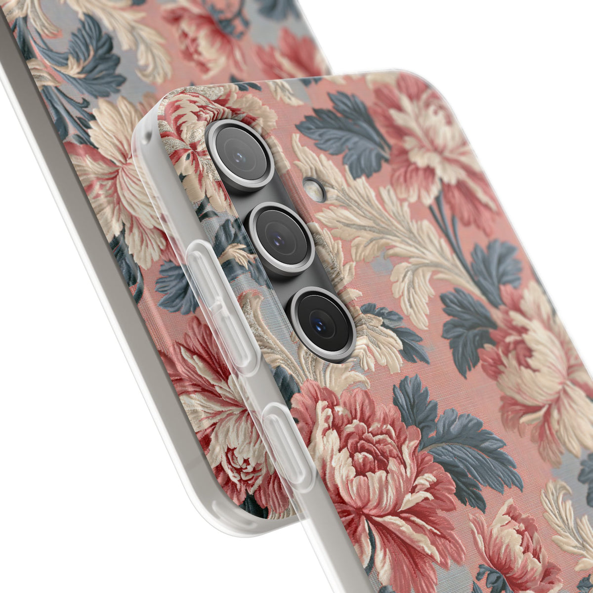 Blush Peony Jacquard · Lite Phone Case for Samsung · Pink