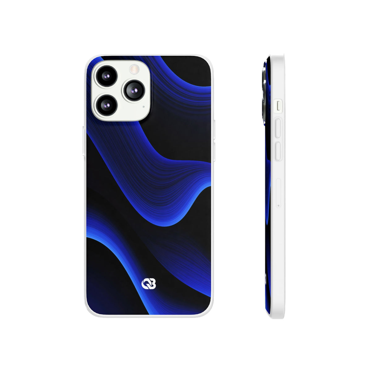 Cobalt Ridge Waves · Lite Phone Case for iPhone · Blue