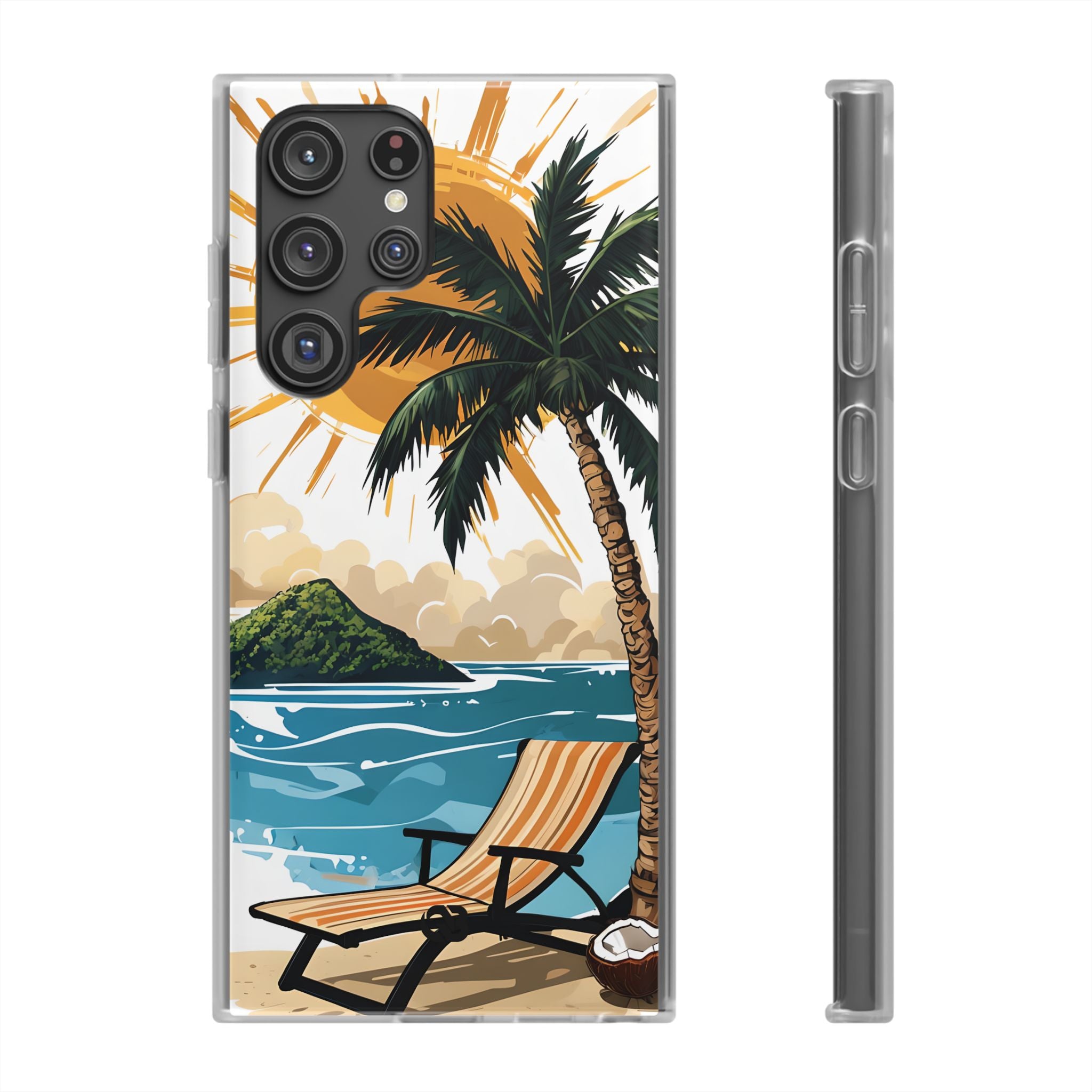 Radiant Coast Solitude · Soft Handyhülle für Samsung