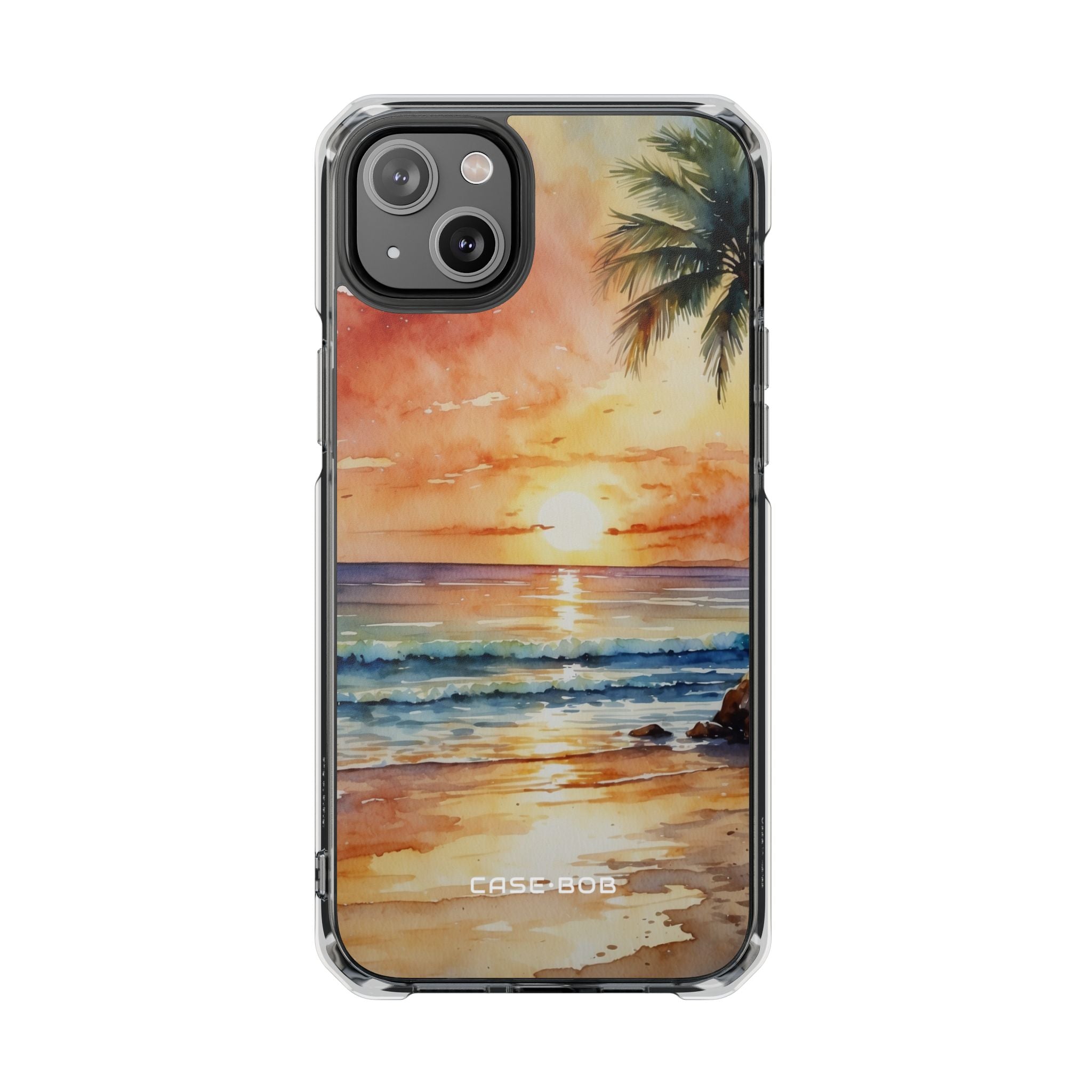 Sunset Palm iPhone 14 Plus Case - Impact