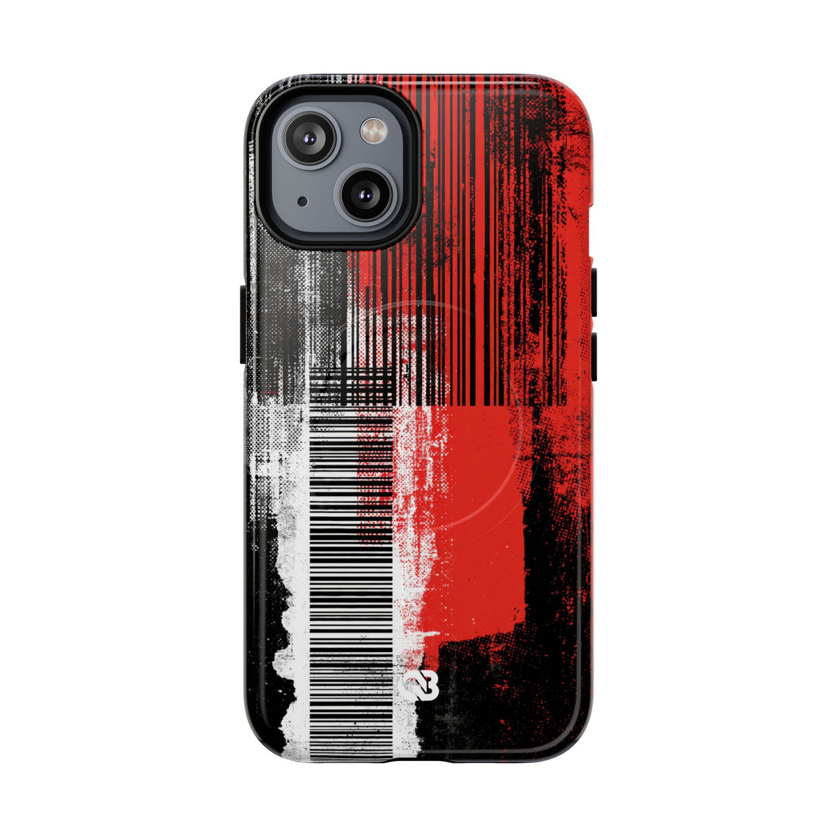 Distorted Barcode · Tough 2.0 Magnetic Phone Case for iPhone · Black