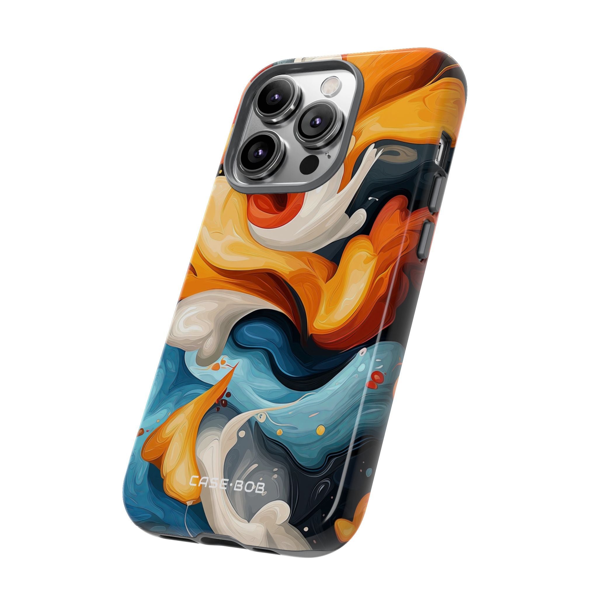 Crimson Ribbon iPhone 14 Pro Skal - Tough