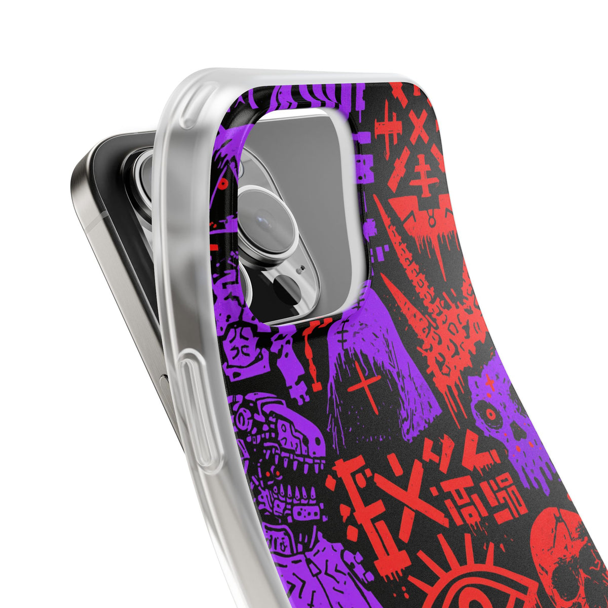 Underground Cyber Glyphs · Lite Phone Case for iPhone · Black