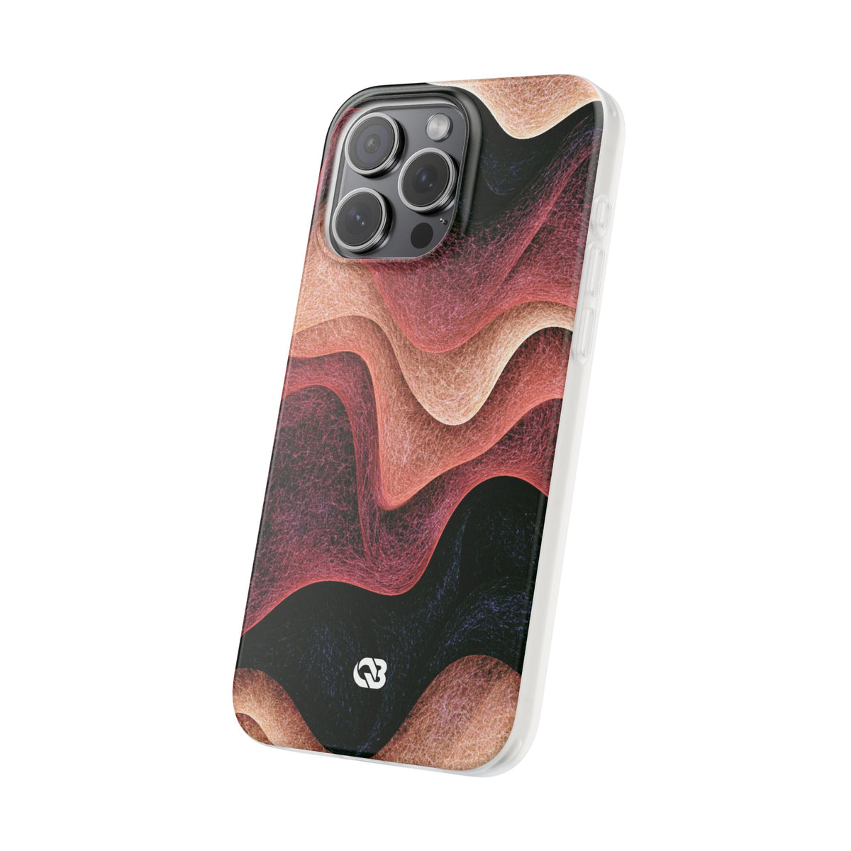 Rose Contour Waves · Lite Phone Case for iPhone · Pink