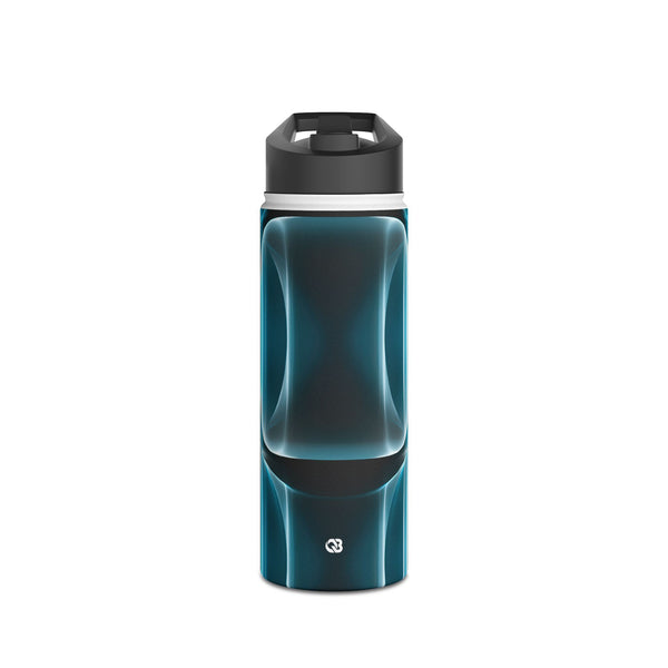 Translucent Cyber Grid · Insulated Water Bottle · Teal