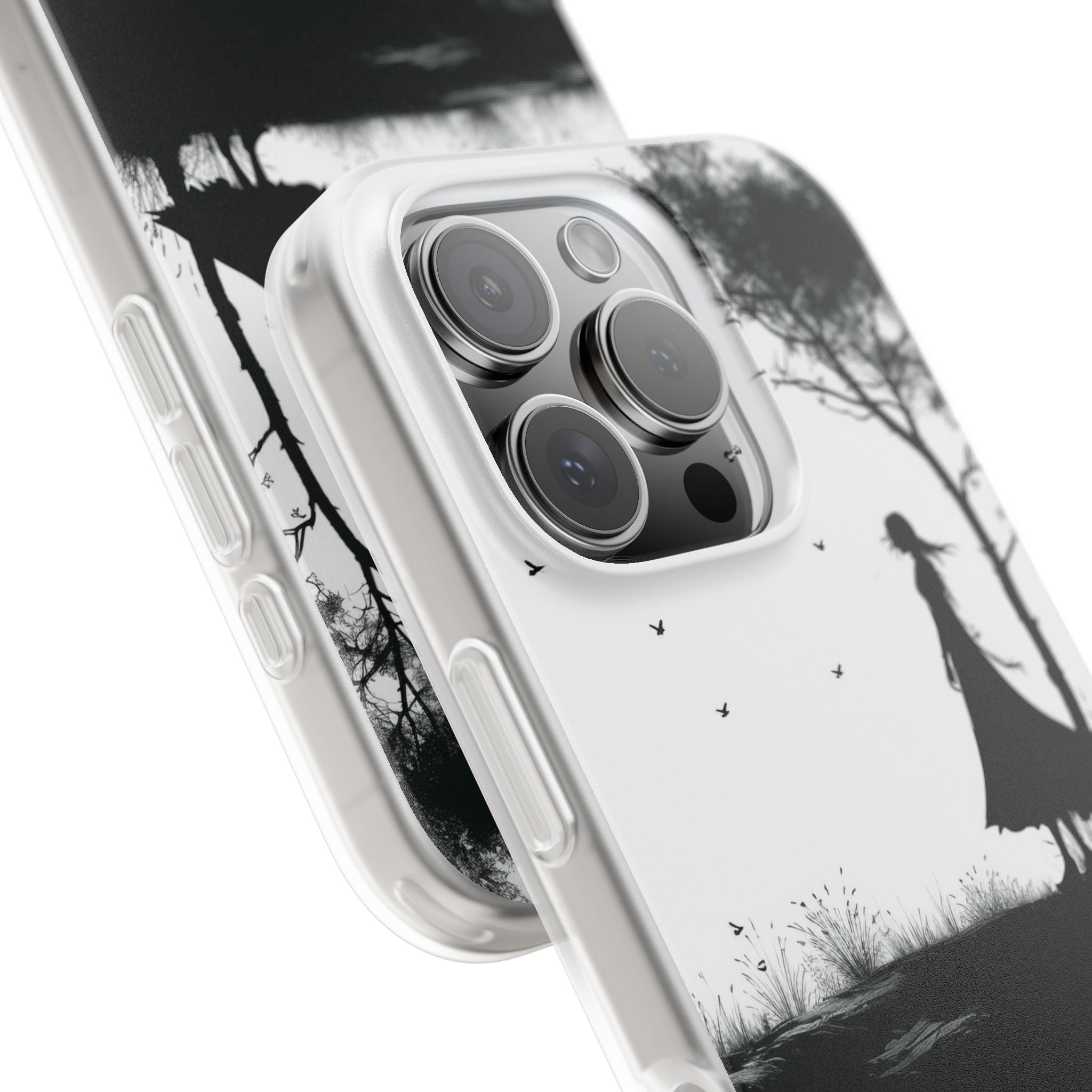 Cliffside Silhouette iPhone 16 Pro Case - Soft